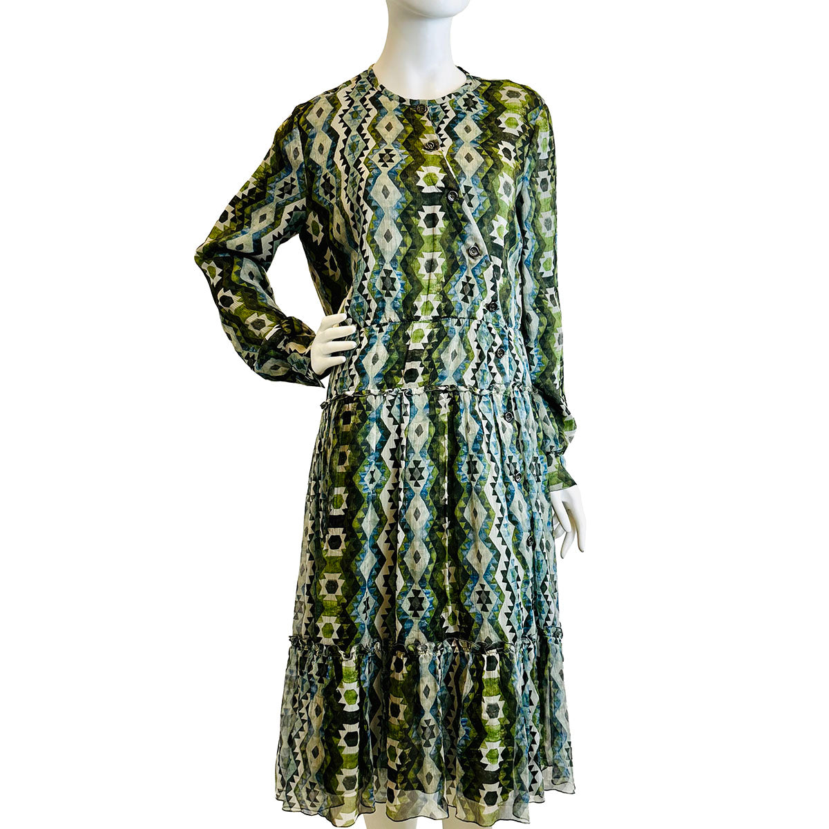 Altuzarra Women's Floral Print Wrap Dress - Elegant & Stylish for Parties, Weddings & Special Occasions