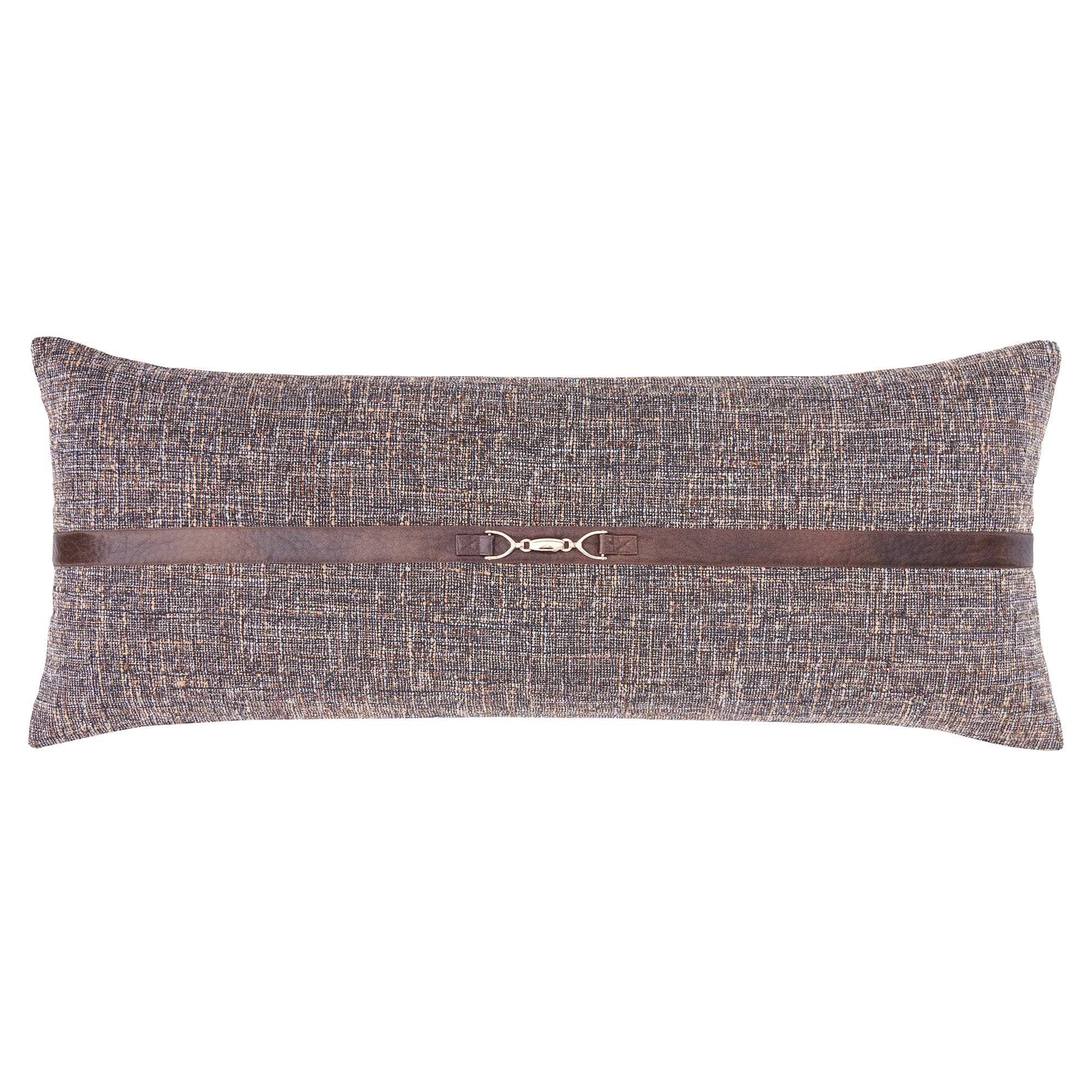 Stylish Tweed Buckle Lumbar Support Pillow for Office Chair & Sofa - Ergonomic Back Pain Relief & Home Decor