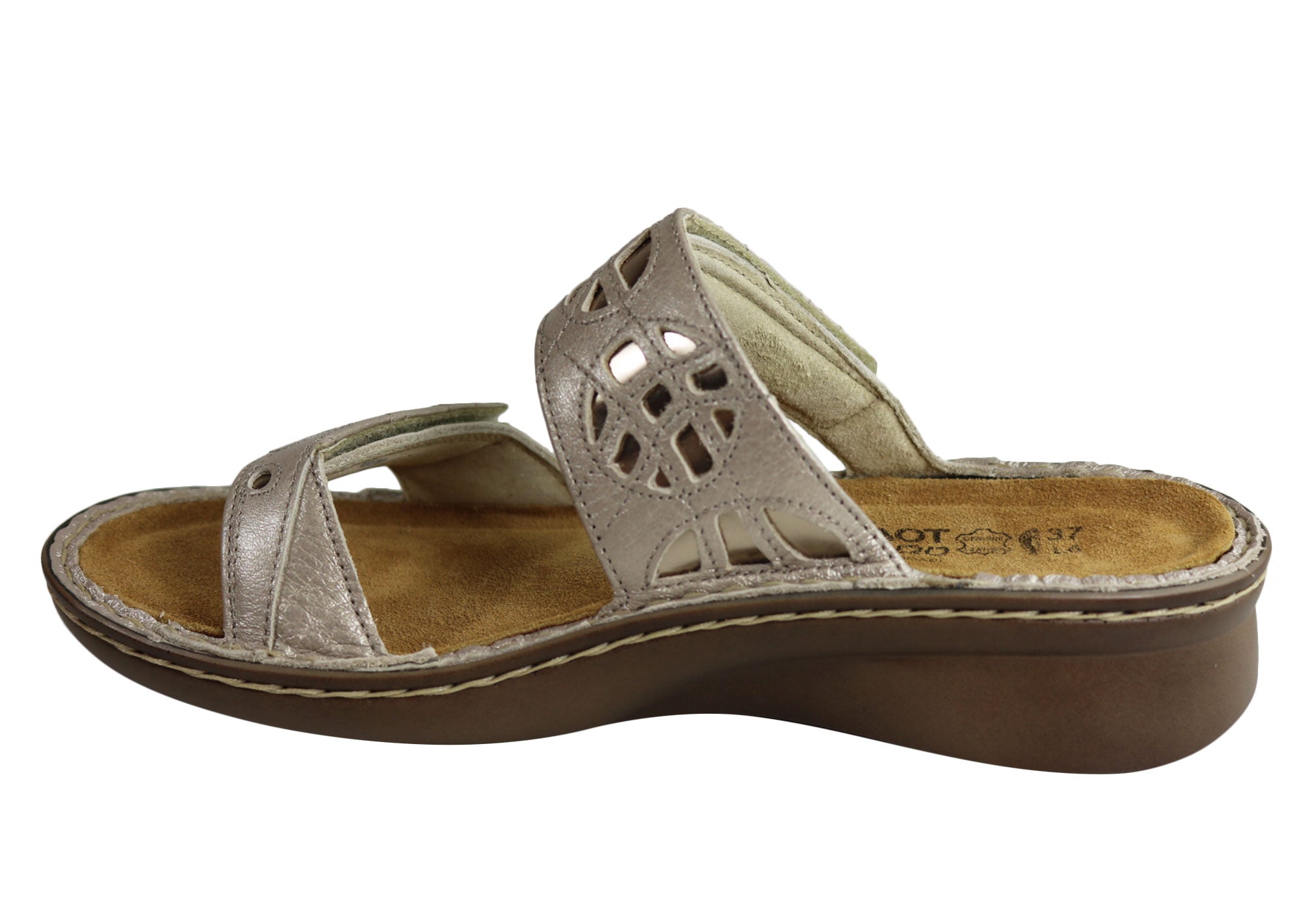 Naot Cornet Women's Comfort Wide Fit Orthotic Friendly Slide Sandals - Perfect for Walking, Travel & Summer Outfits