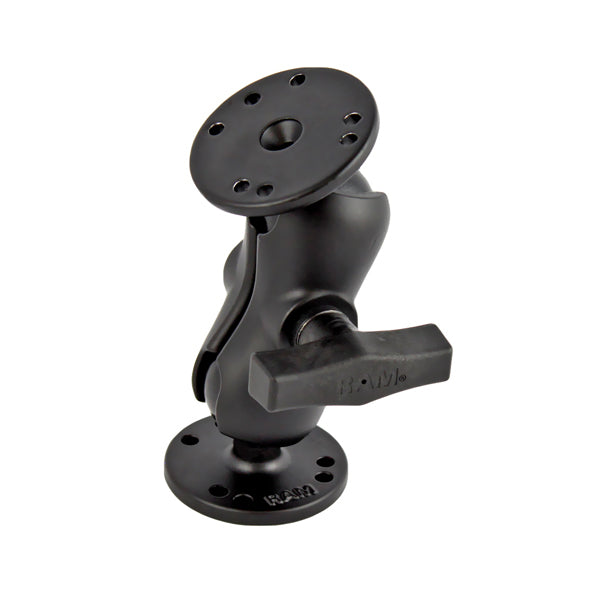 RAM 101U B C Size Ball Mount with Short Socket Arm - Heavy Duty Universal Truck, SUV, ATV & Boat Accessory for GPS, Phone & Camera Mounting