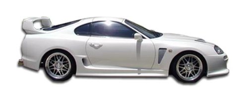 Duraflex TD3000 Wide Body Side Skirts for 1993-1998 Toyota Supra MK4 - 2 Piece Polyurethane Body Kit - Enhance Style & Aerodynamics for Street Racing & Car Shows