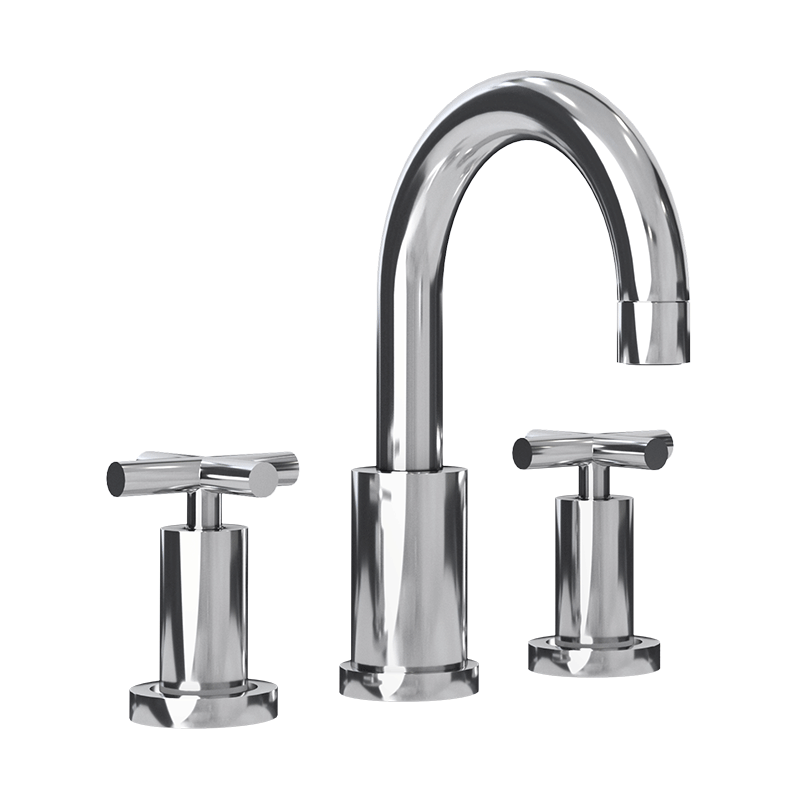 Rubi Alex 8 c.c. Chrome Bathroom Sink Faucet - Modern Water-Saving Design for Washbasin, Vanity, and Powder Room | Perfect for Home, Hotel, and Office Bathroom Renovation