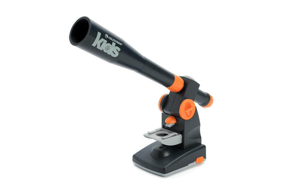 Celestron Kids Microscope Kit - STEM Educational Toy with LED Light & Accessories for Children Science Exploration | Perfect for Home Learning, Classroom Labs & Young Scientists