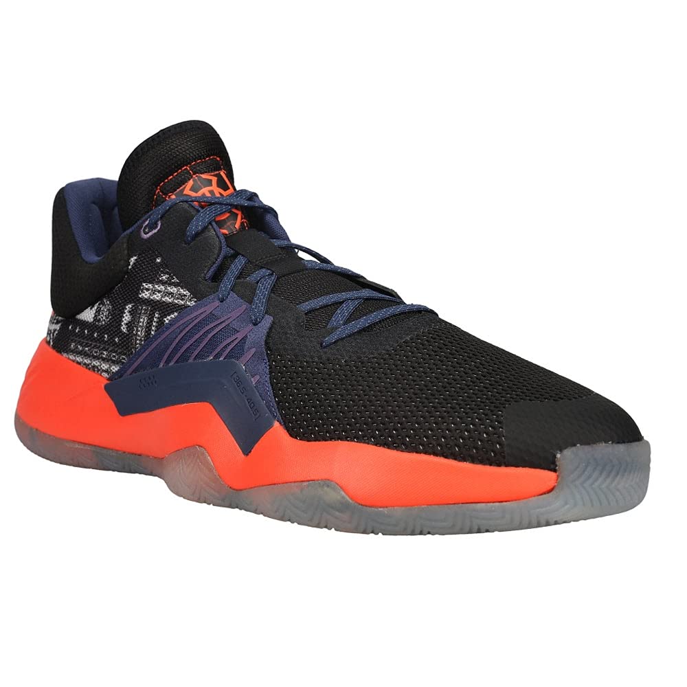 adidas Men's D.O.N Issue #1 Basketball Shoes - Black & Red Sneakers for Casual Wear & Court Performance - Size 9.5 D - Perfect for Basketball Games, Streetwear & Gym Training
