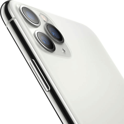 Unlocked iPhone 11 Pro Max 512GB Silver - Eco-Friendly Smartphone (No Face ID) for Business, Travel & Daily Use