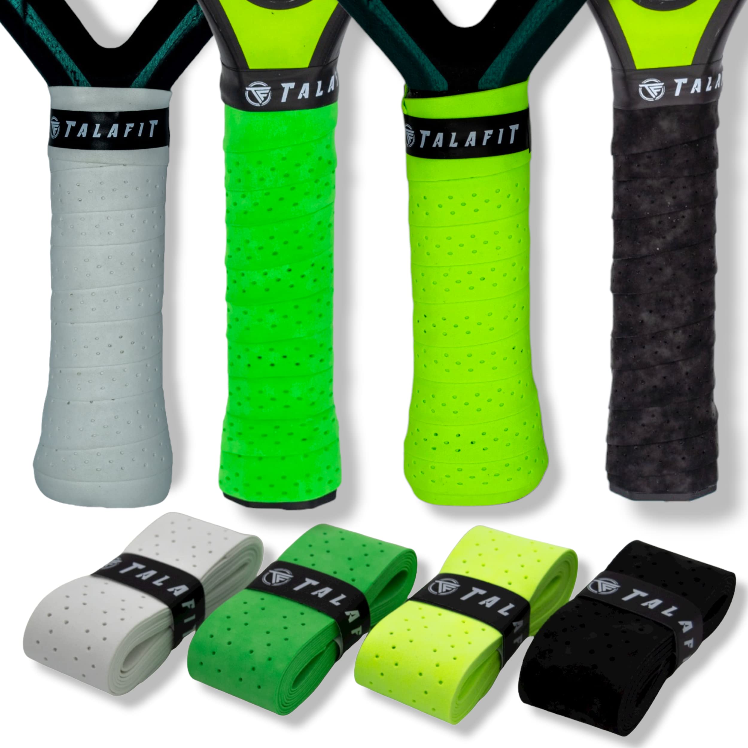 Overgrip PadDel TALAFIT - Perforated Padel Grip for Enhanced Control - Overgrip for Padel Rackets and Tennis - Ideal for Competitive Matches and Training Sessions