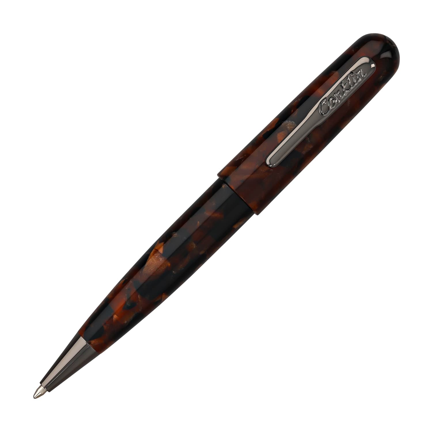 Conklin All American Ballpoint Pen - Premium Brownstone Finish for Smooth Writing | Ideal for Office, Business Gifts & Everyday Use