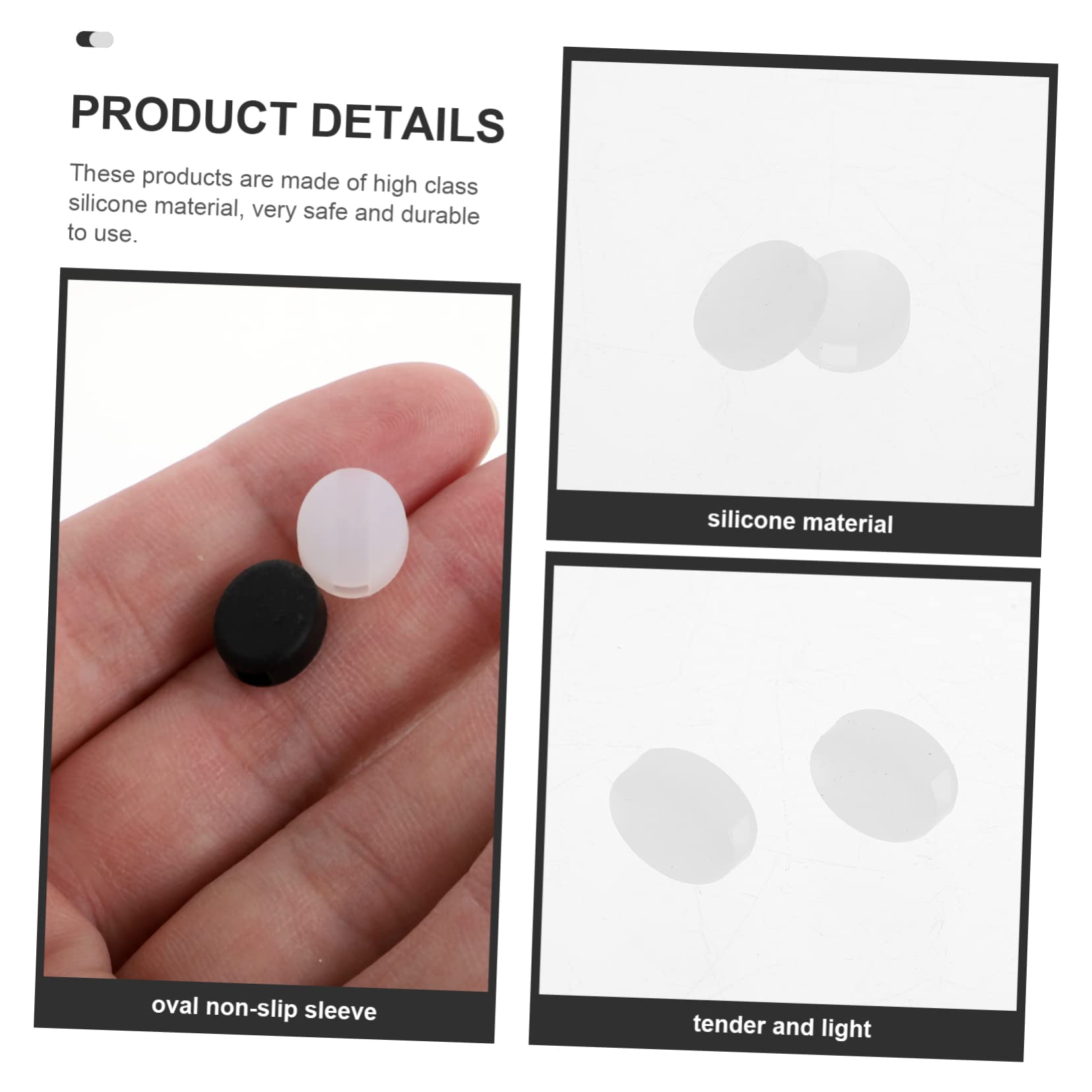 DOITOOL 120-Pack Non-Slip Silicone Glasses Ear Covers for Oval & Round Frames - Clear Eyeglass Leg Protectors for Comfort & Grip - Perfect for Reading, Sports, and Daily Wear