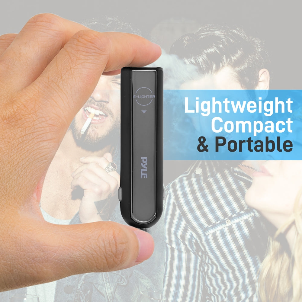 USB Rechargeable Electric Lighter for Car - Windproof Arc Lighter with Car Power Plug - Perfect for Camping, BBQ, Candle Lighting & Emergency Use