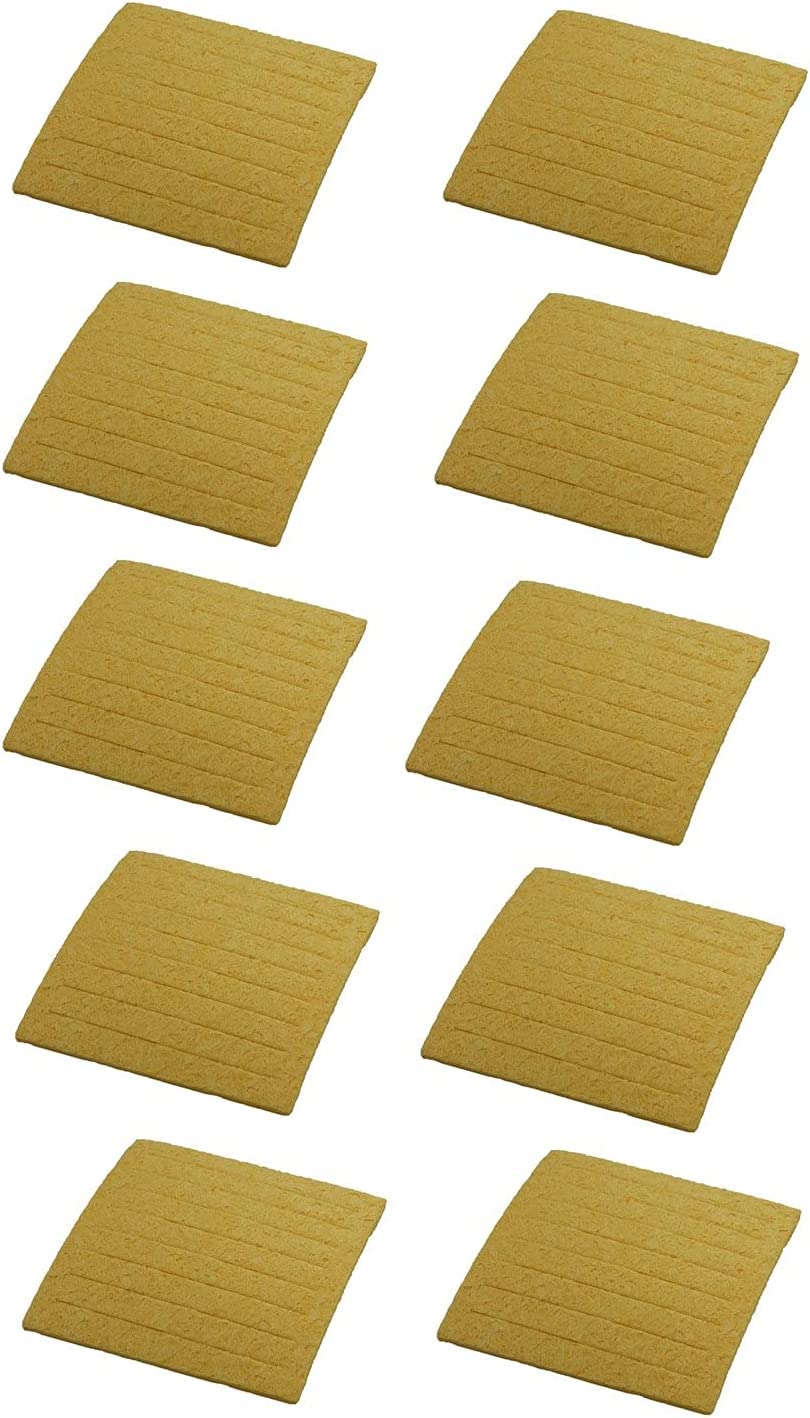 10-Pack Weller TC205 Solder Cleaning Sponge for PH Series Soldering Stations | High-Quality Brass Tip Cleaner for Electronics Repair & DIY Projects