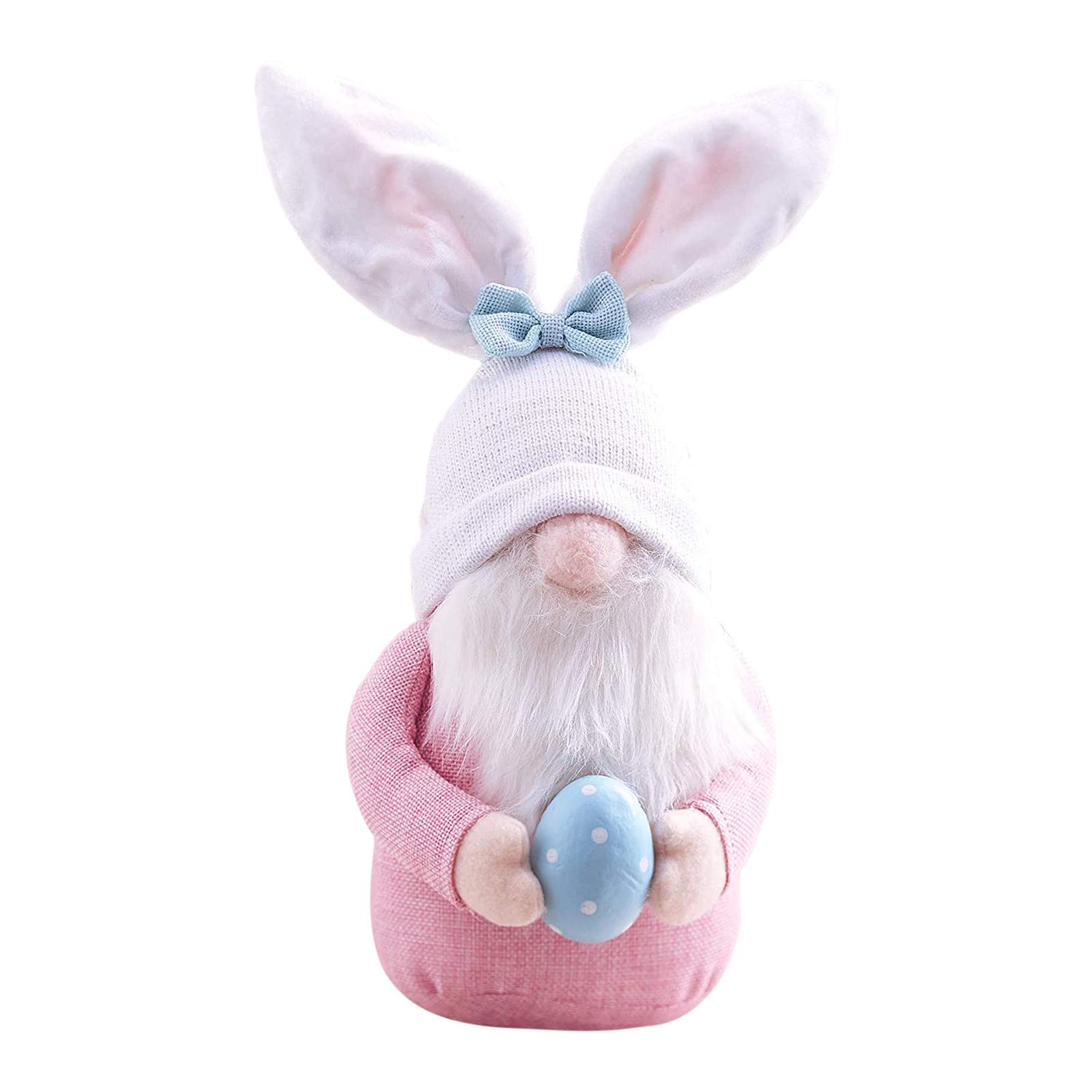 Vibrant Multicolor Easter Decorations for Bedroom, Living Room & Desk - Standing Bunny Figurines for Easter Day Home & Office Decor - Perfect for Spring Parties, Gift Giving & Festive Celebrations