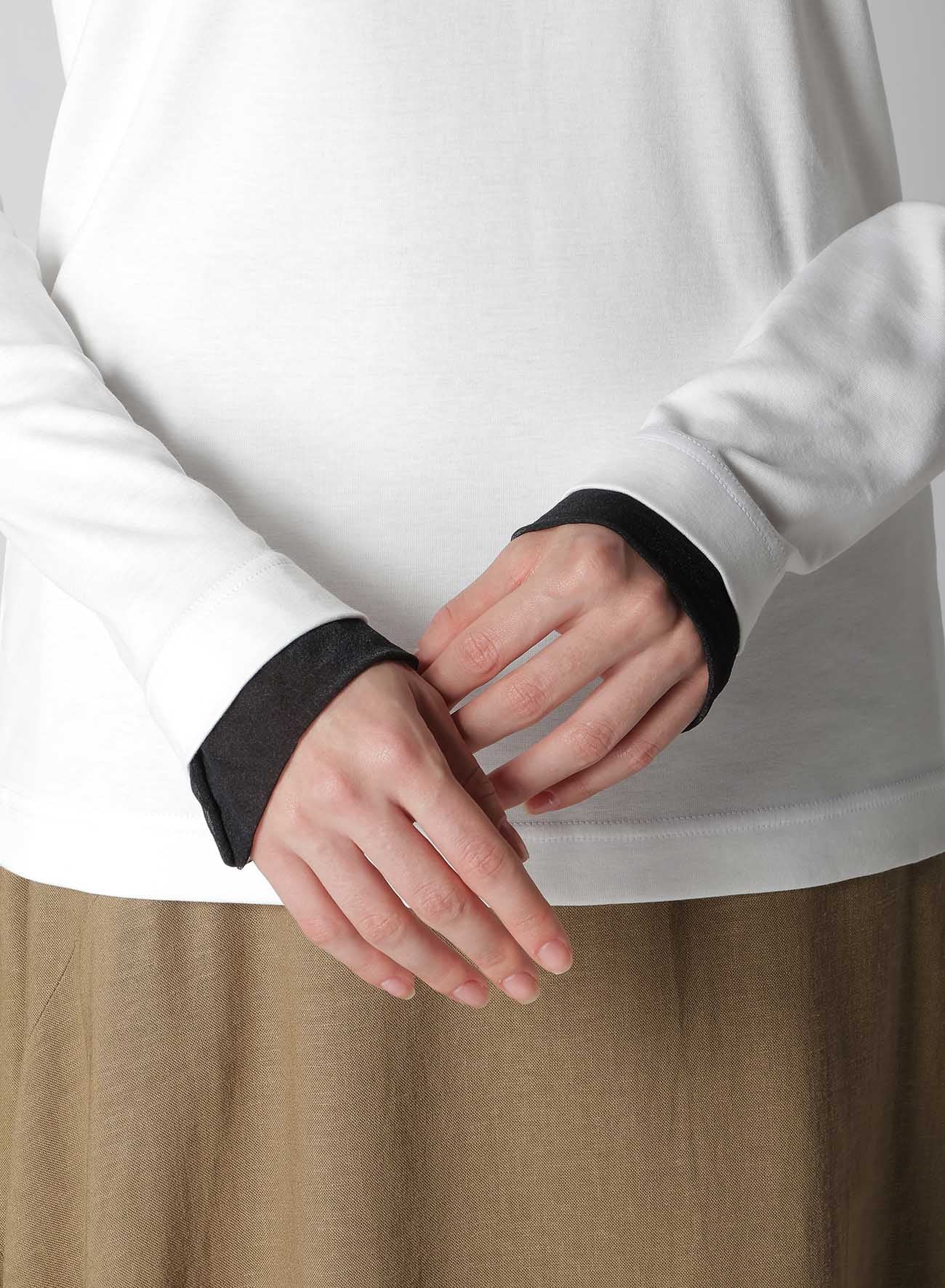 Cotton and Polyester Blend Gauze Round Neck T-Shirt with Double Cuff - Soft & Breathable for Casual Wear, Workouts, and Everyday Comfort