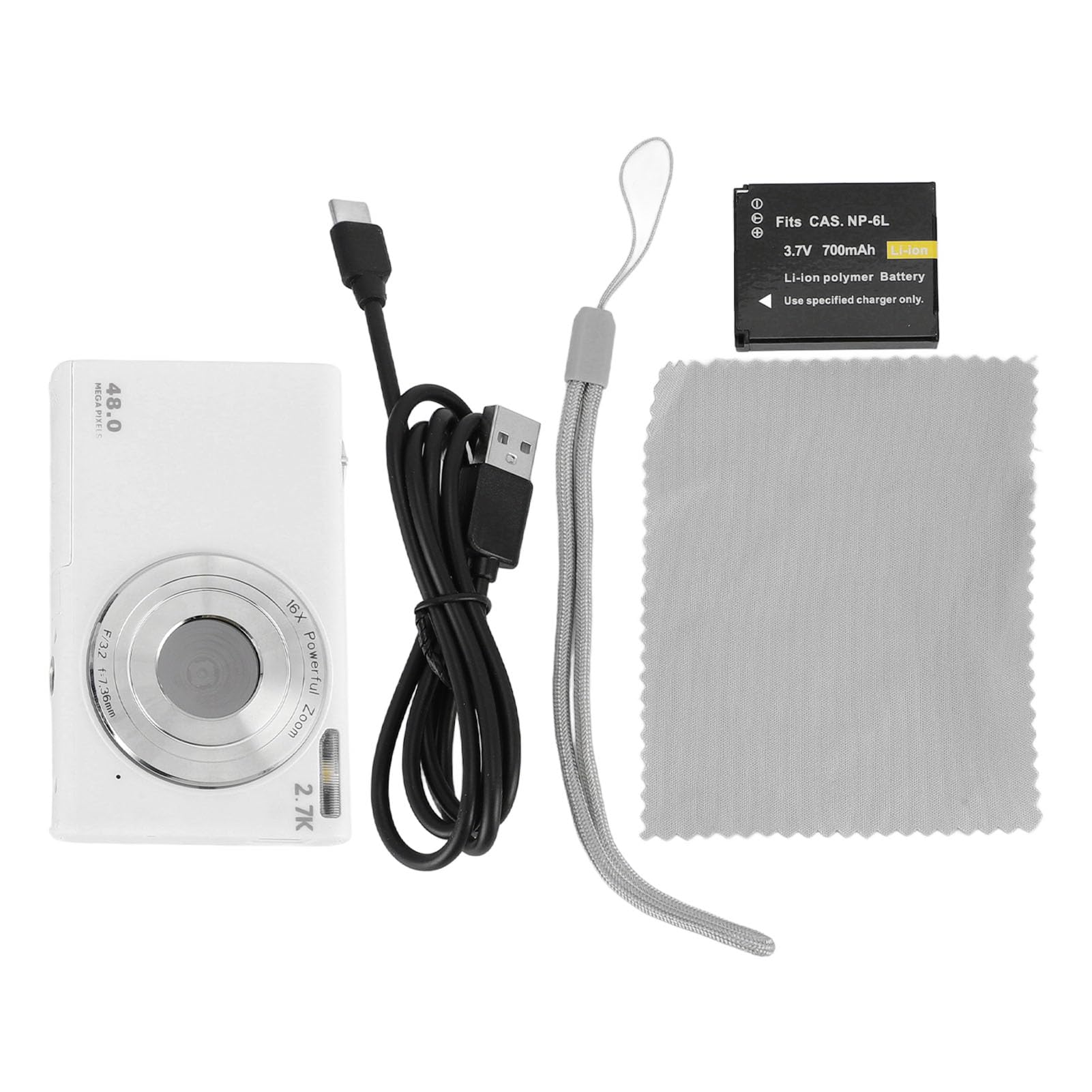 Vintage Auto Focus Digital Camera for Vlogging - HD 1080P Compact Camera with 16X Zoom, Perfect for Travel, YouTube & Social Media Content Creation (#2)