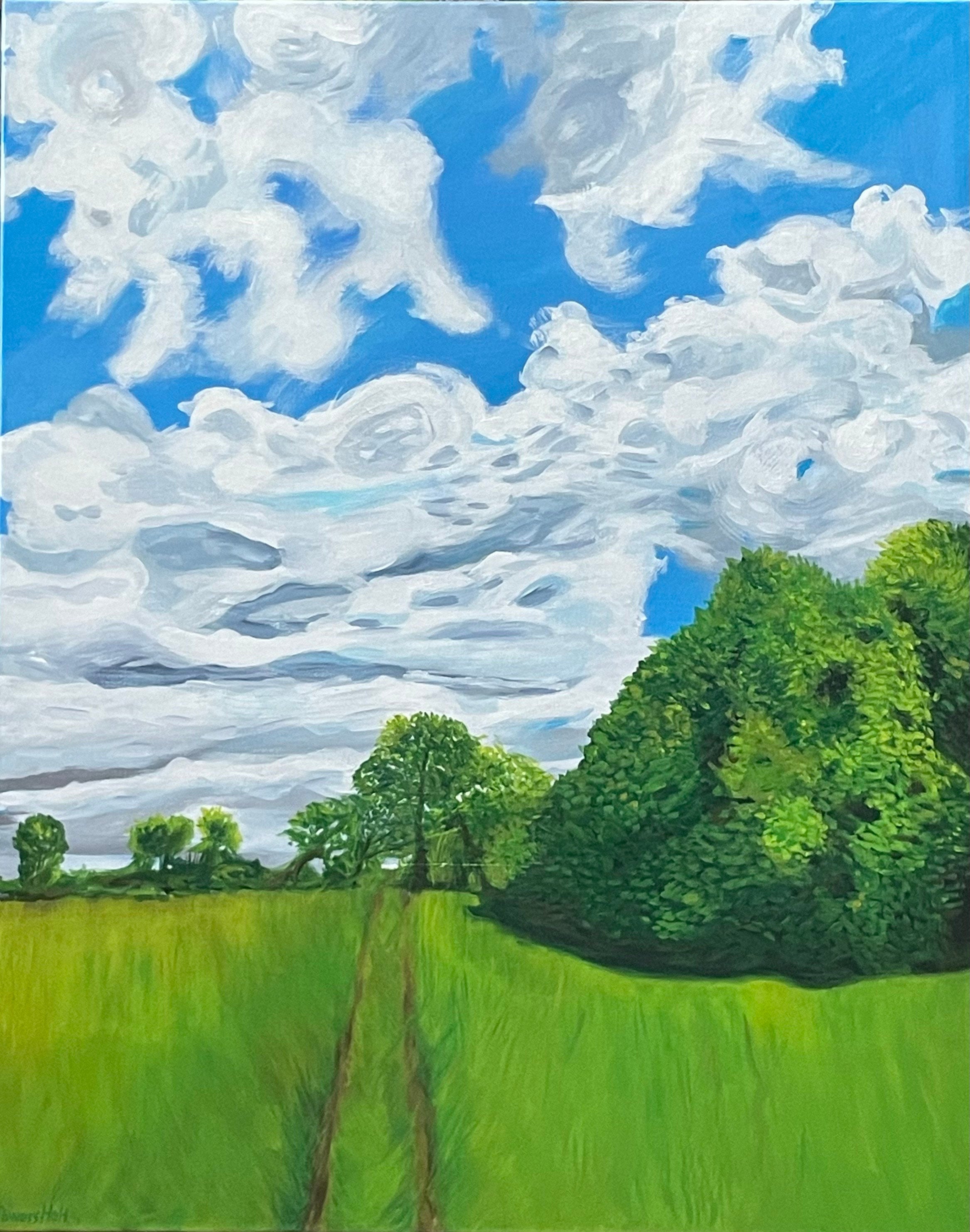 Mary Powers Holt: Green Woods in May - Beautiful Landscape Art Print for Home & Office Decor | Perfect for Living Room, Bedroom, or Gift