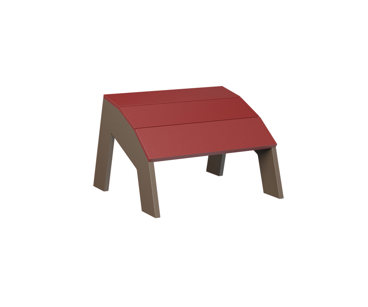 Berlin Gardens Nordic Adirondack Footstool - Outdoor Patio Furniture, Solid Wood Footrest for Garden, Deck & Poolside Relaxation