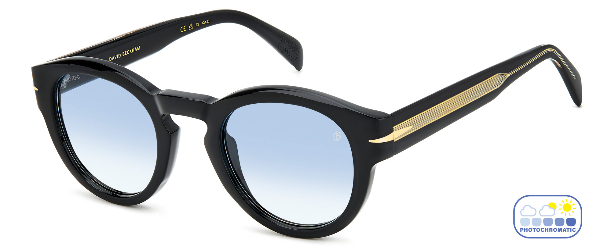 David Beckham DB7110/S Sunglasses - Polarized Aviator Style for Men & Women - UV Protection for Outdoor Sports & Driving