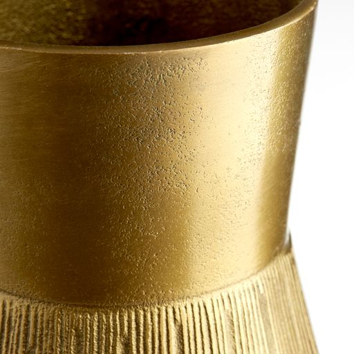 Cyan Design 11356 Aria Vase - Elegant Gold Home Decor for Living Room, Dining Table & Wedding Centerpieces