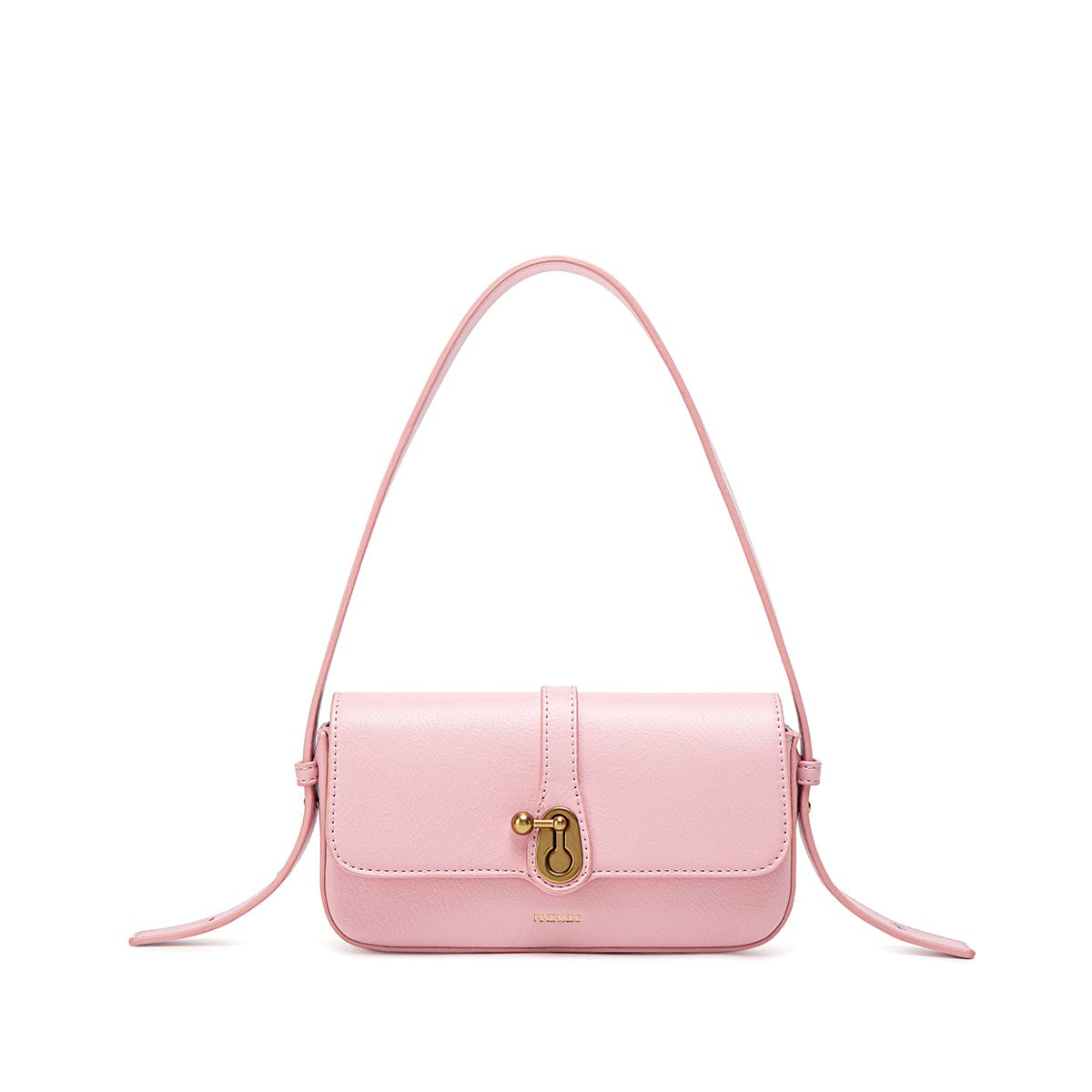Athena Vegan Leather Slim Crossbody Bag for Women | Light Pink | Perfect for Work, Travel & Everyday Use