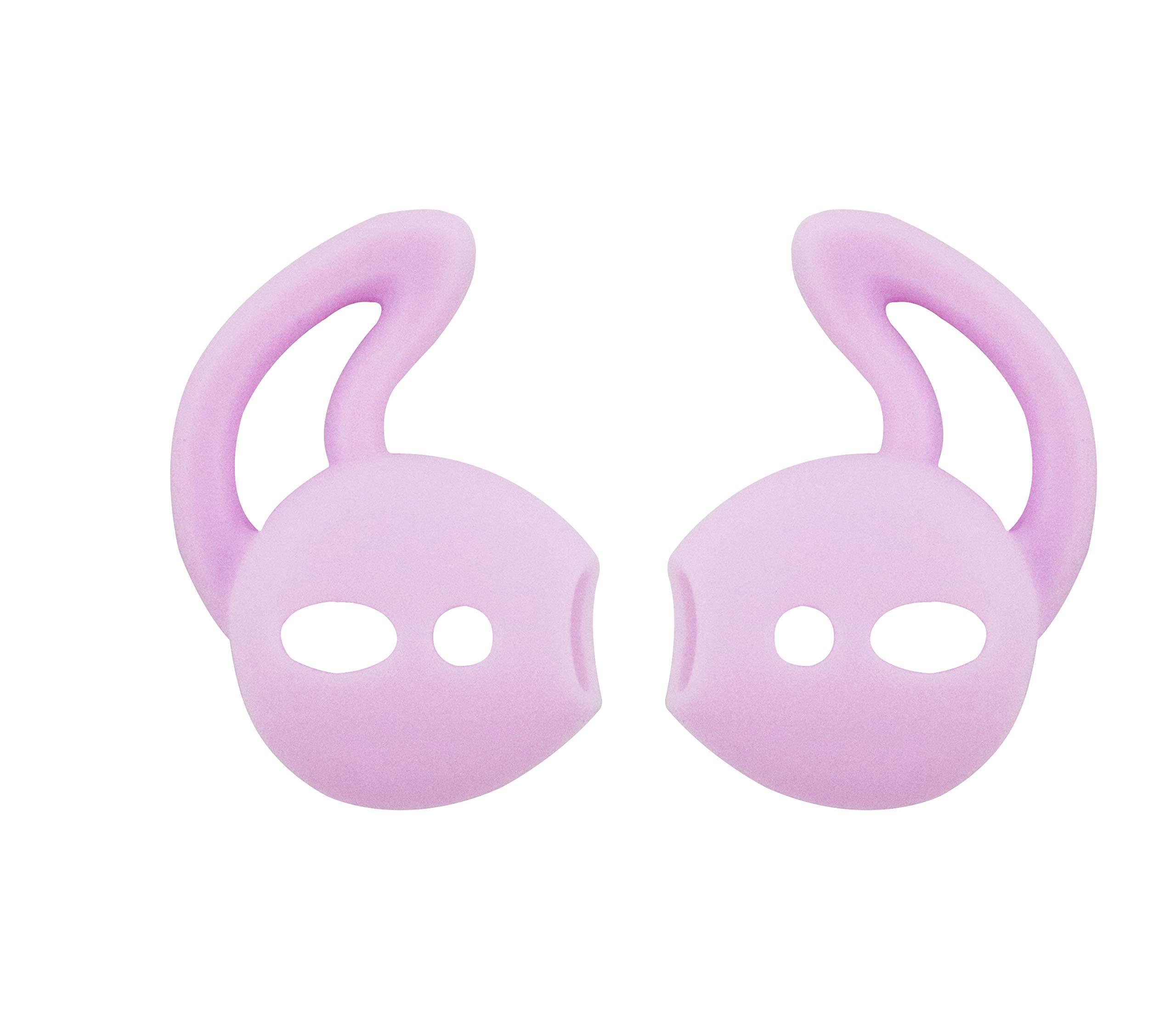 Anti-Slip Silicone Ear Tips for AirPods 1/2 - 3 Pairs (White/Black/Purple) - Perfect for Sports & Workouts