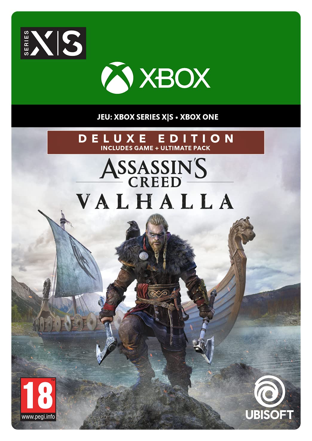 Buy Assassin's Creed Valhalla Deluxe Edition - Xbox One/Series X|S Digital Download Code | Viking RPG Game for Action & Adventure Lovers | Perfect for Gaming Nights & Historical Fantasy Fans
