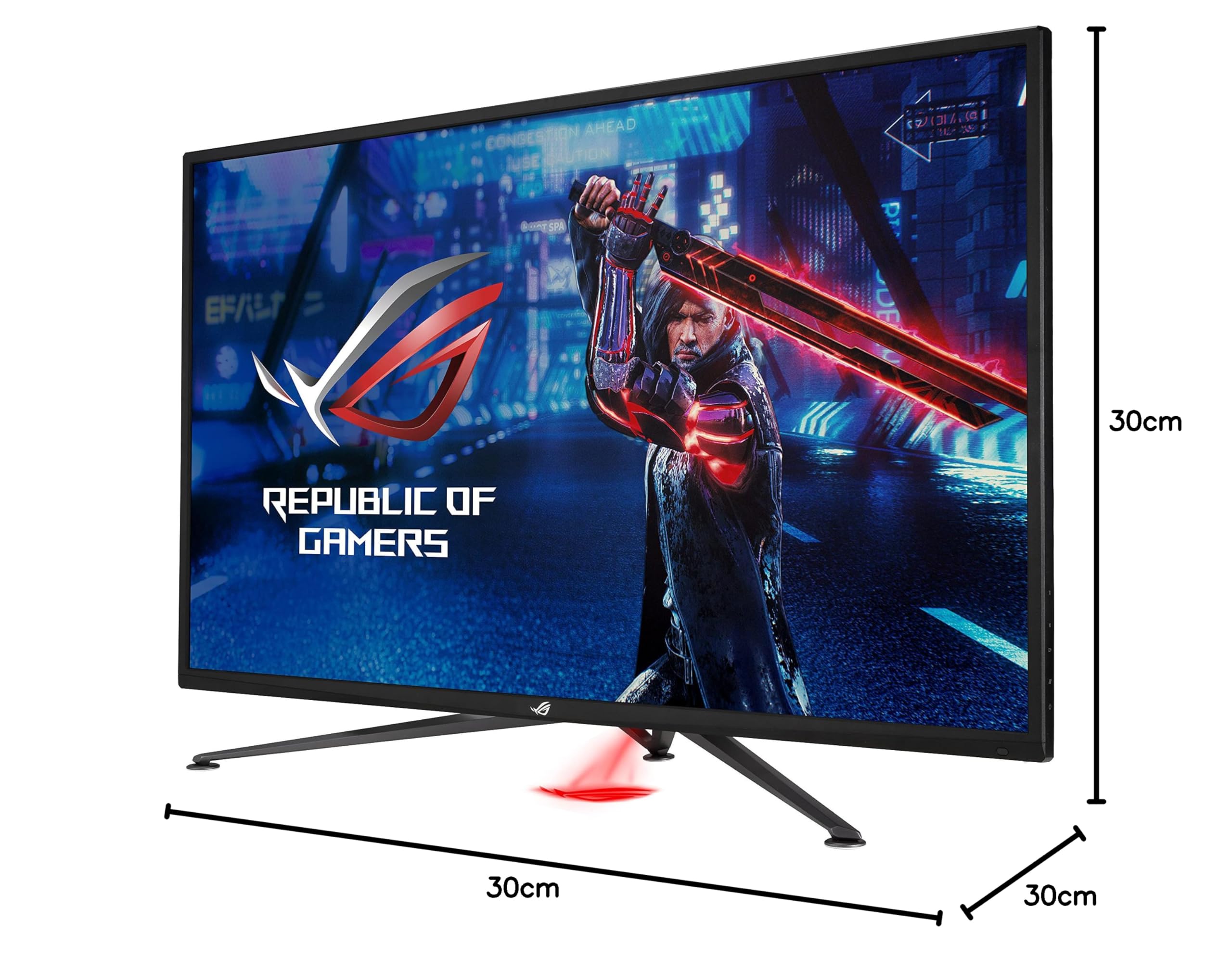ASUS ROG Strix XG43UQ 43-Inch 4K UHD Gaming Monitor - 144Hz Refresh Rate, 1ms MPRT, FreeSync2 HDR, DisplayHDR 1000, DSC, VA Panel, 16:9 Aspect Ratio, 3840x2160 Resolution, DisplayPort & HDMI 2.1 - Perfect for Competitive Gaming, Streaming & Professional Content Creation