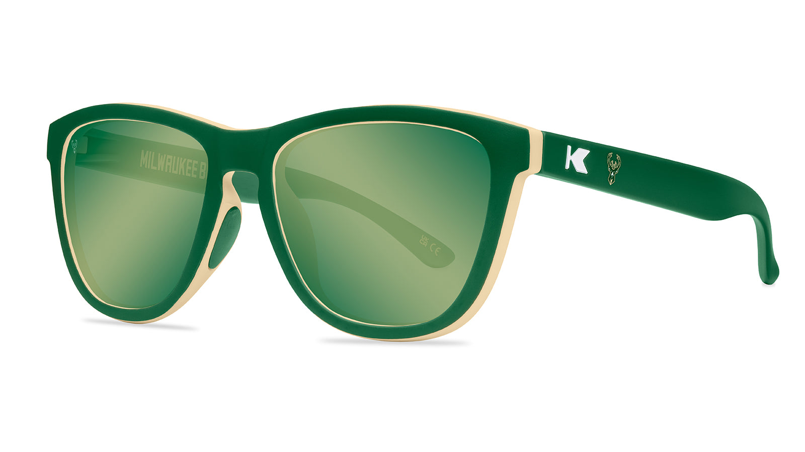 Milwaukee Bucks NBA Basketball Team Sunglasses - Stylish & UV Protection for Fans, Outdoor Sports & Summer Activities