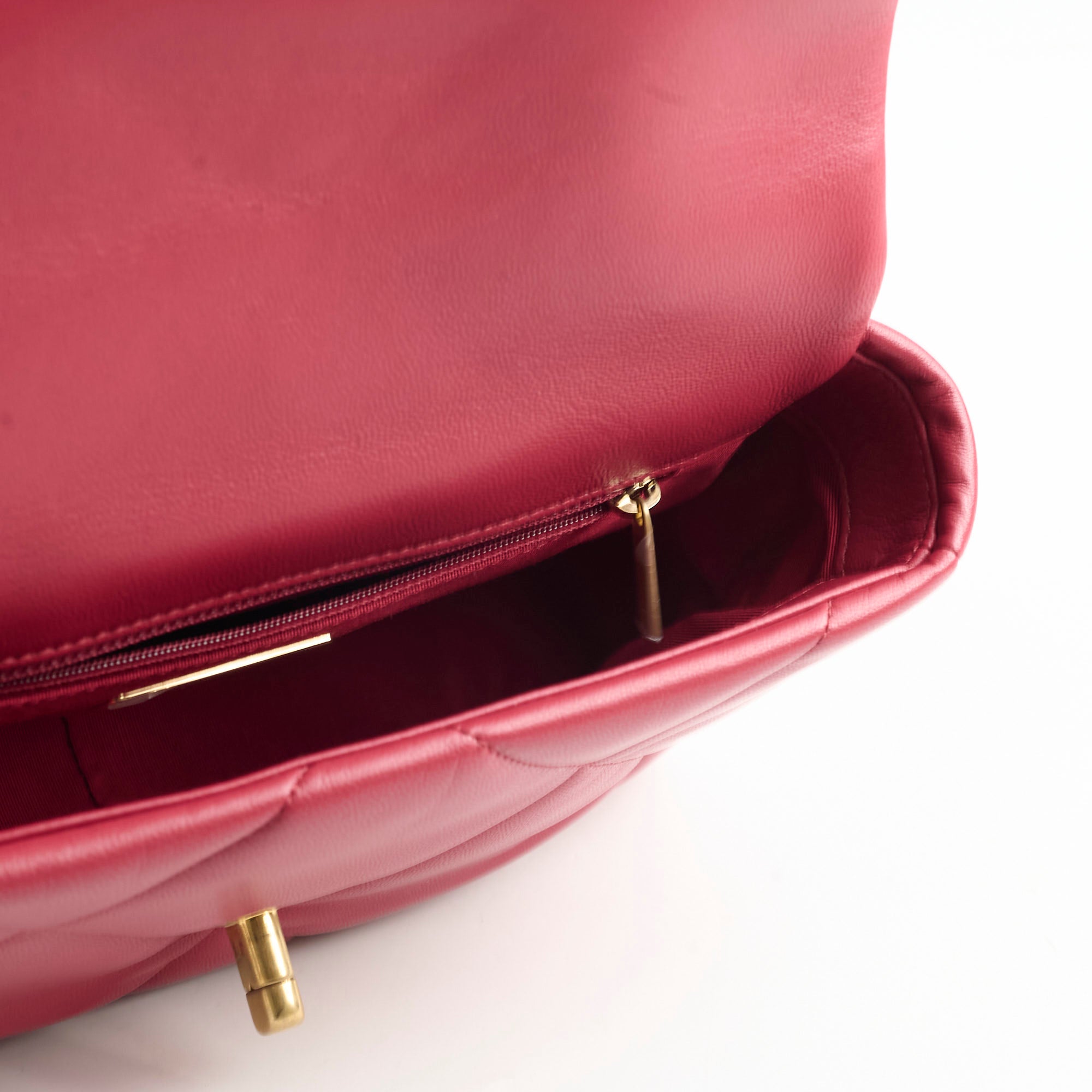 Chanel Small 19 Handbag Dark Red 28 Series - Luxury Crossbody Bag for Women, Perfect for Parties & Evening Events