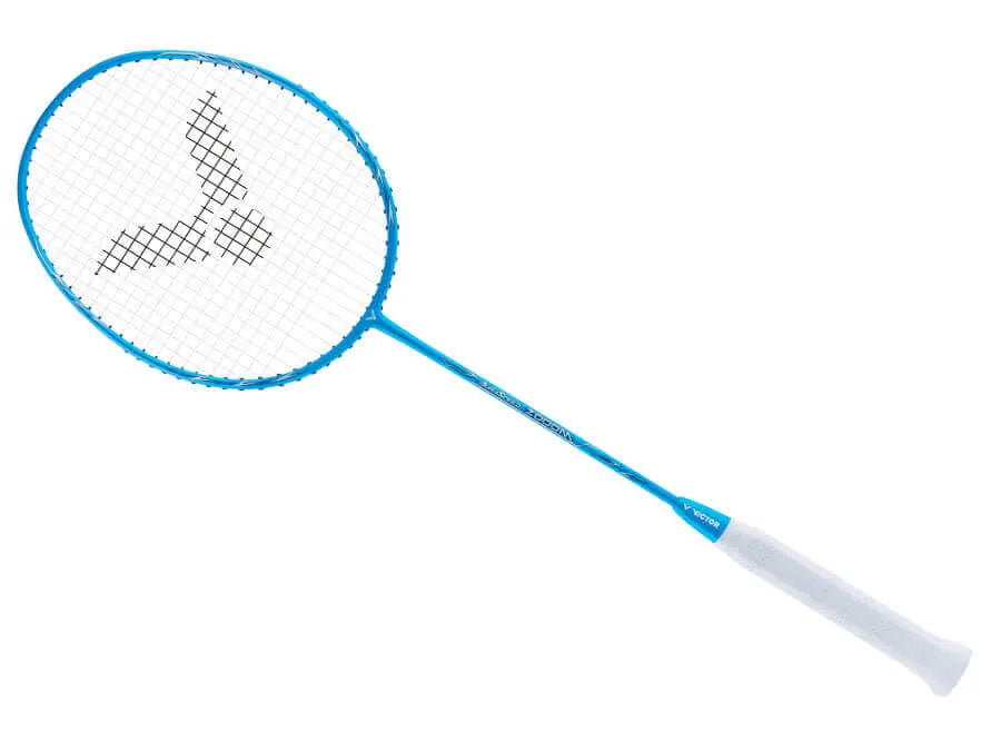 Victor AuraSpeed 2000 (ARS 2000M) Blue Pre-Strung Badminton Racket - Professional Grade for Competitive Play & Training