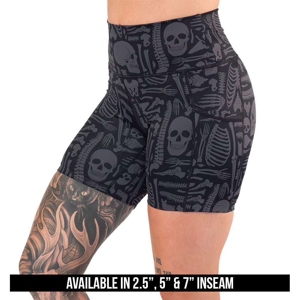 Baddie To The Bone Women's Fashion Shorts - Trendy High Waisted Summer Casual Shorts for Streetwear & Outfits | Perfect for Beach, Gym, and Everyday Wear