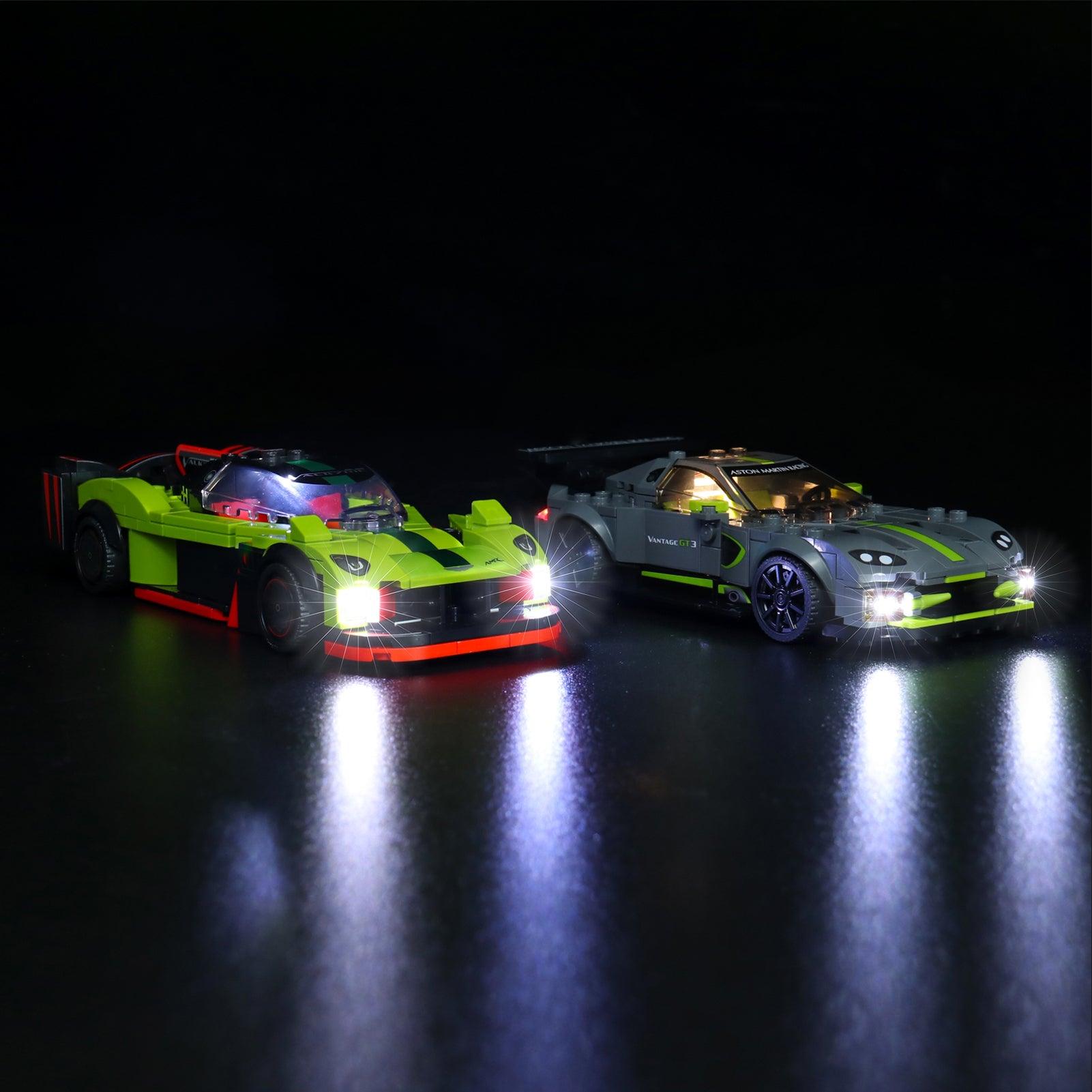 LEGO Speed Champions 76910 Aston Martin Light Kit – DIY Lighting Set for Car Models – Perfect for Display & Nighttime Play