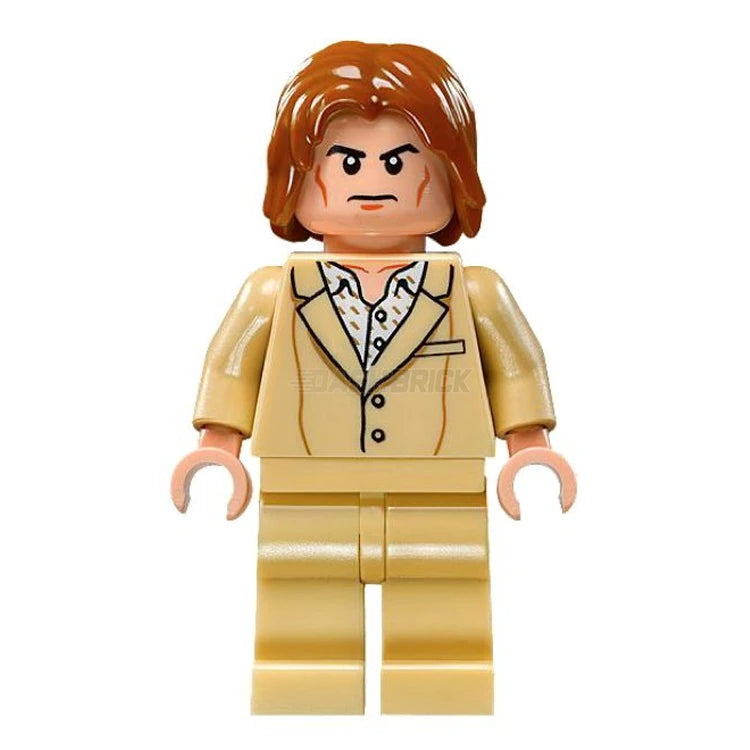 LEGO Lex Luthor Minifigure in Tan Suit - Batman v Superman: Dawn of Justice (2016) DC Comics Collectible Toy for Display & Action Play