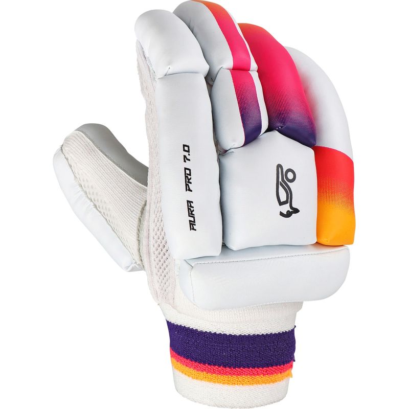 Kookaburra Aura Pro 7.0 Junior Cricket Batting Gloves - Perfect for Youth Cricket Training & Matches