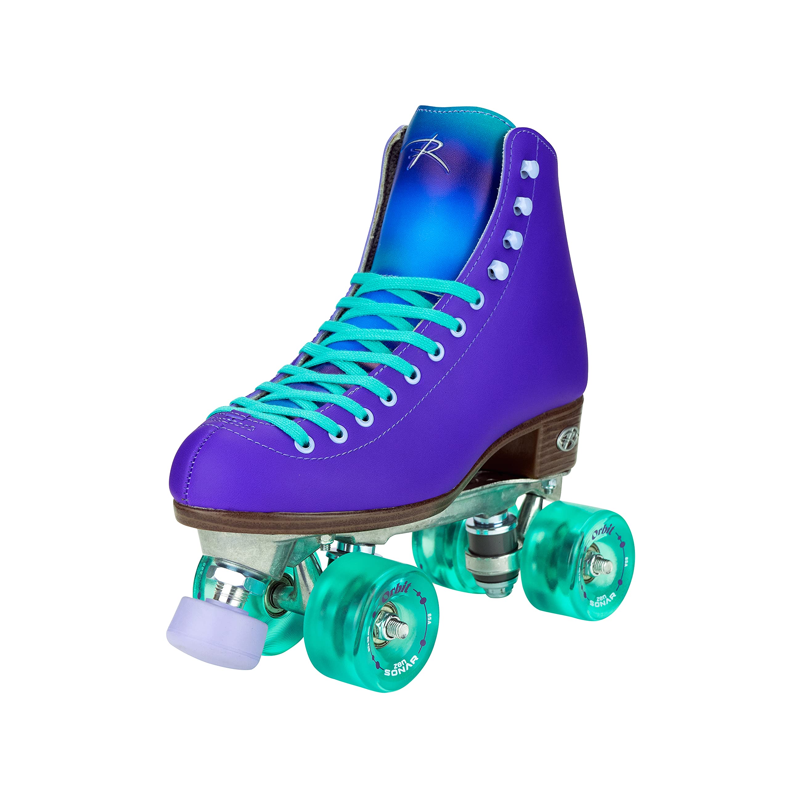 Riedell Orbit Women's Quad Roller Skates for Outdoor & Indoor Use - Comfortable & Durable Roller Skates for Fitness, Rink, Park & Street Skating