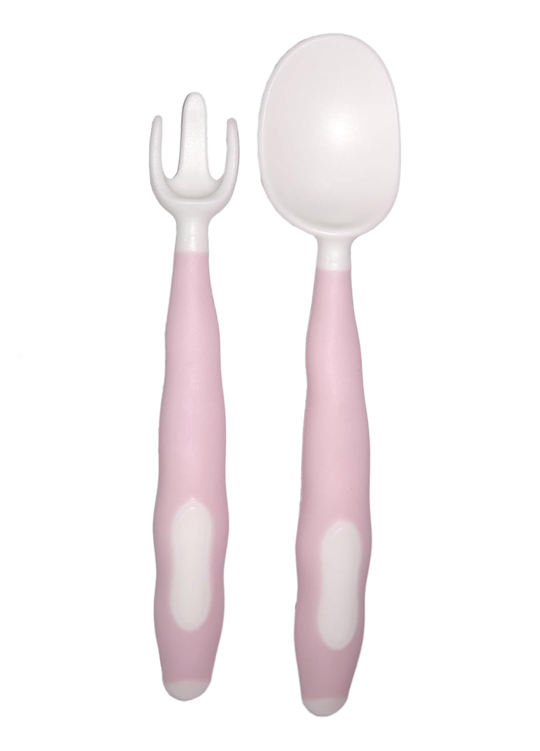 Kritiu BPA-Free Silicone Teether & Baby Spoons Set - Safe Infant Feeding Essentials for 6+ Months (Red & Pink) - Perfect for Soothing Teething Pain & First Solid Foods