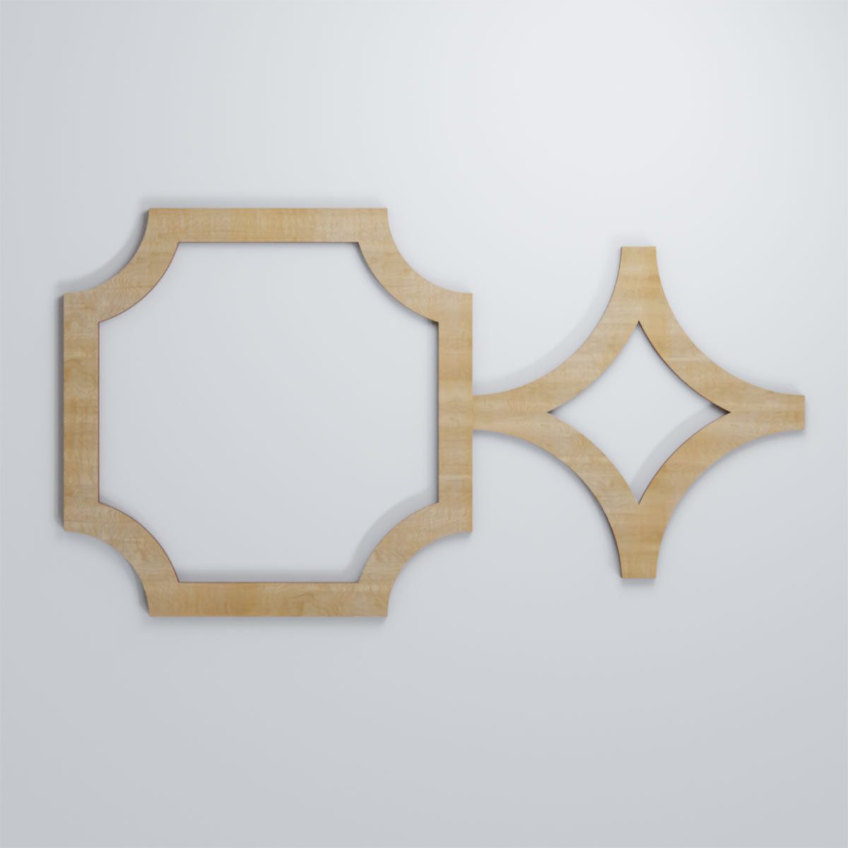 Anderson Decorative Fretwork Wall Panels - Laser Cut Wooden Room Dividers for Home & Office Decor - Perfect for Living Rooms, Bedrooms, and Commercial Spaces