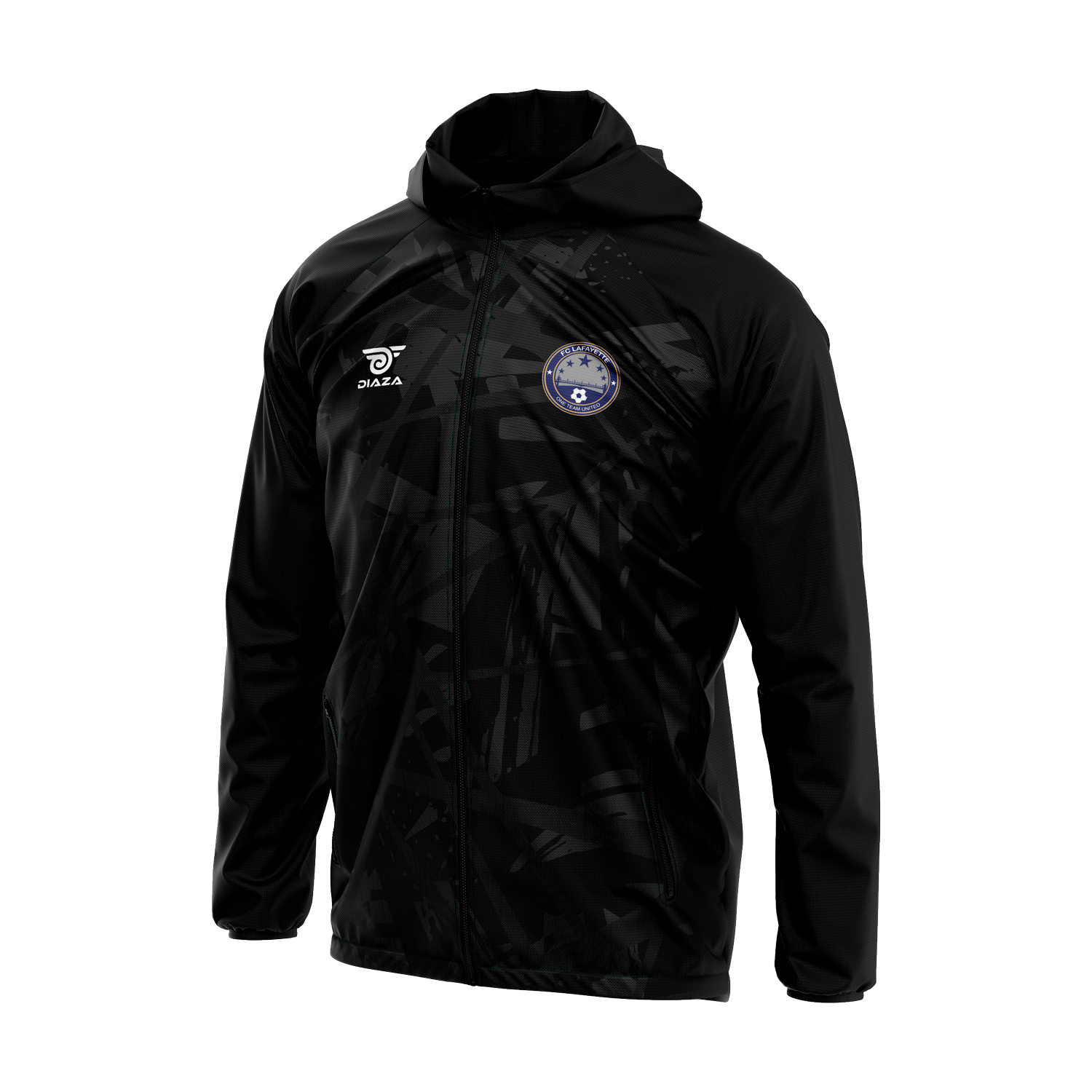 FC Lafayette Windrunner Jacket - Lightweight Waterproof Running Jacket for Men & Women - Perfect for Outdoor Jogging, Hiking & Travel