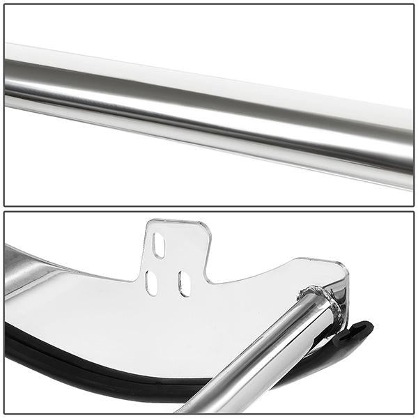 07-13 GMC Sierra 1500 Stainless Steel Brush Grille Guard - Heavy Duty Front Bumper Protection for Off-Road & Truck Accessories