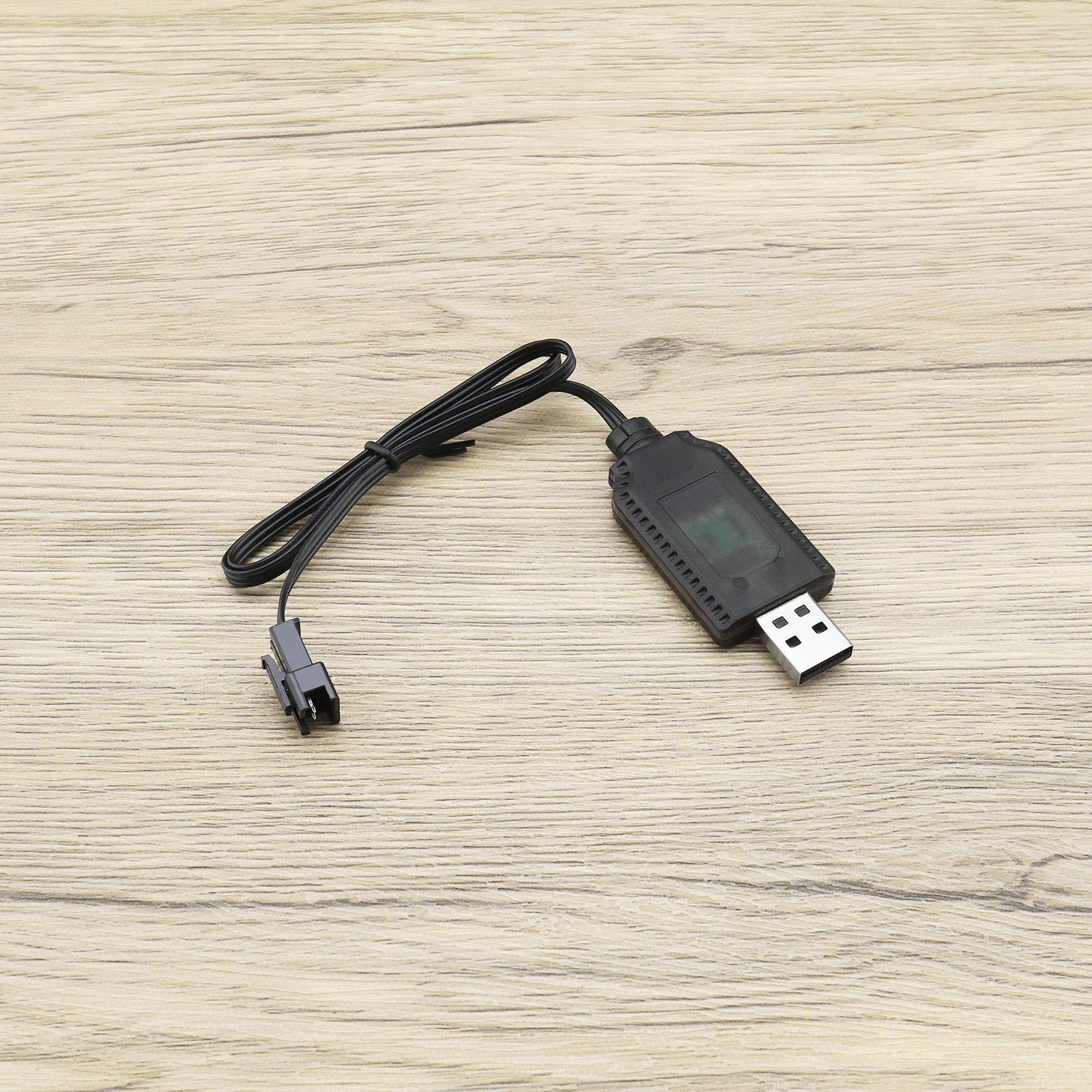 2Pcs SM-3P to USB Charging Cable for LiPo Batteries - Compatible with RC Cars, Drones, Remote Control Toys, LED Lights & Security Devices - Fast Charging Accessory with SM-3P Connector (Perfect for Hobbyists & DIY Electronics Projects)