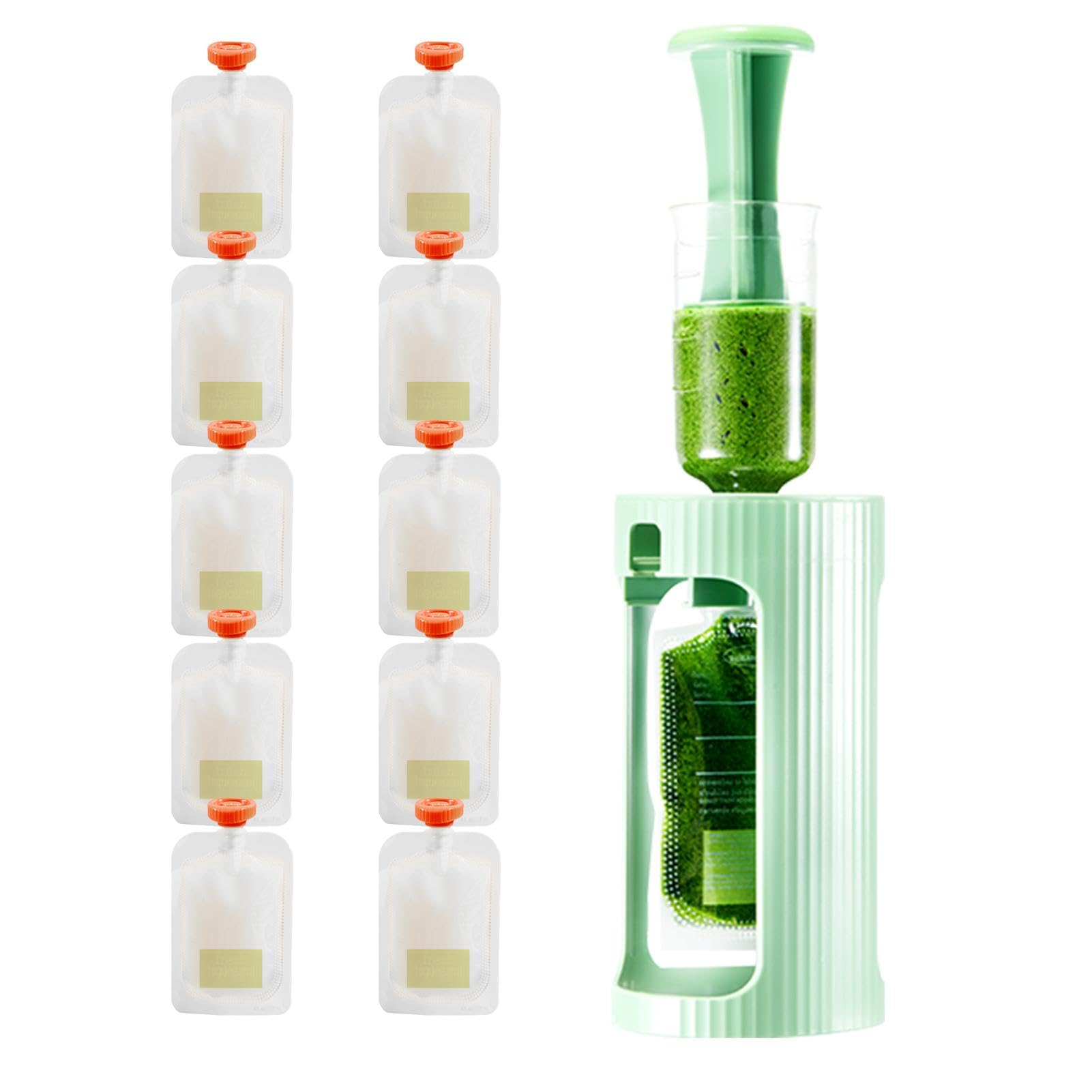 Refillable Food Pouch Holder - Portable Puree Squeezer for Kids | Easy Mealtime & Travel Snacks