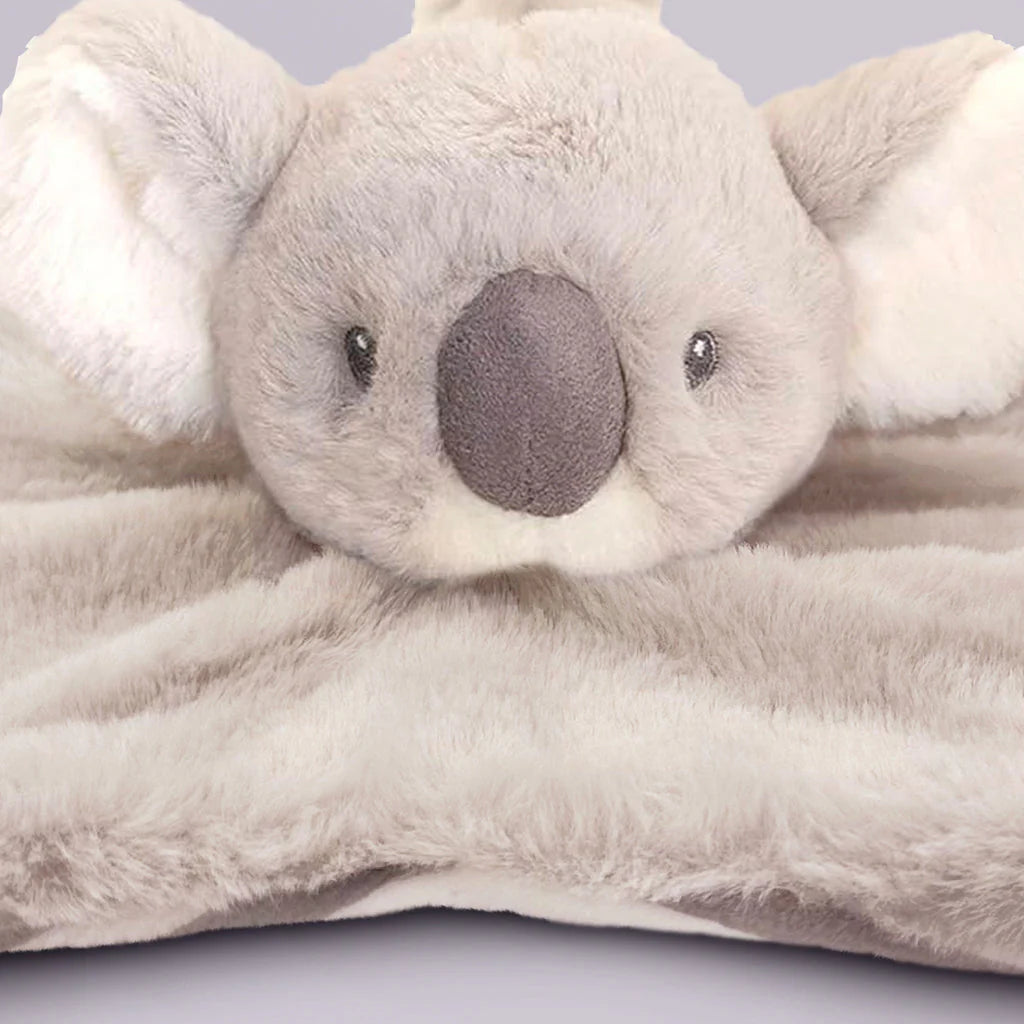 Soft Koala Print Comforter & Baby Swaddle Blanket Set - Breathable Cotton for Newborns & Infants - Perfect for Nursery, Bedtime, and Baby Showers - LBG1060