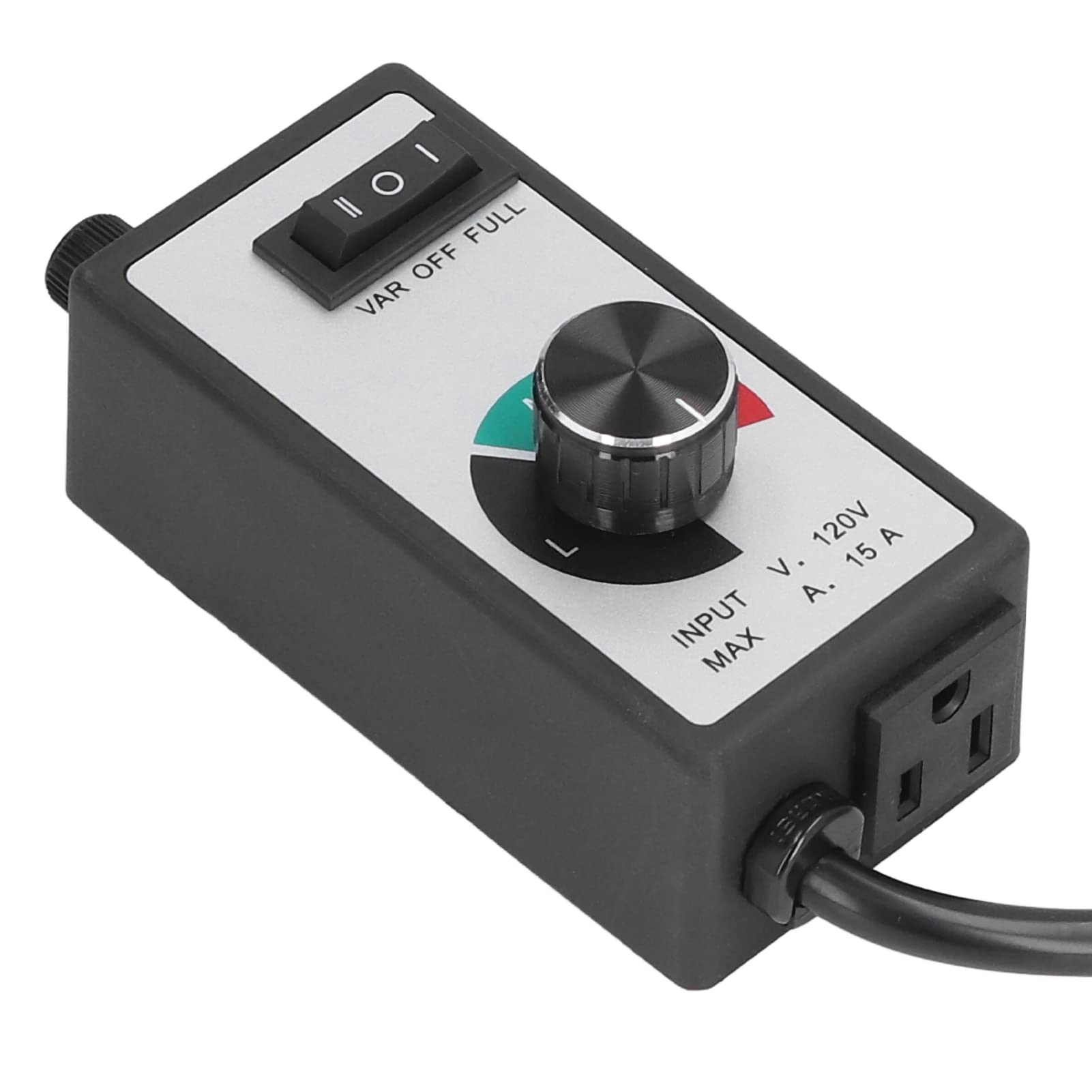 Variable Speed Fan Controller - Adjustable Safe Fan Speed Regulator for Ventilators, Lamps & Power Tools | Perfect for Workshop, Home Cooling & DIY Projects