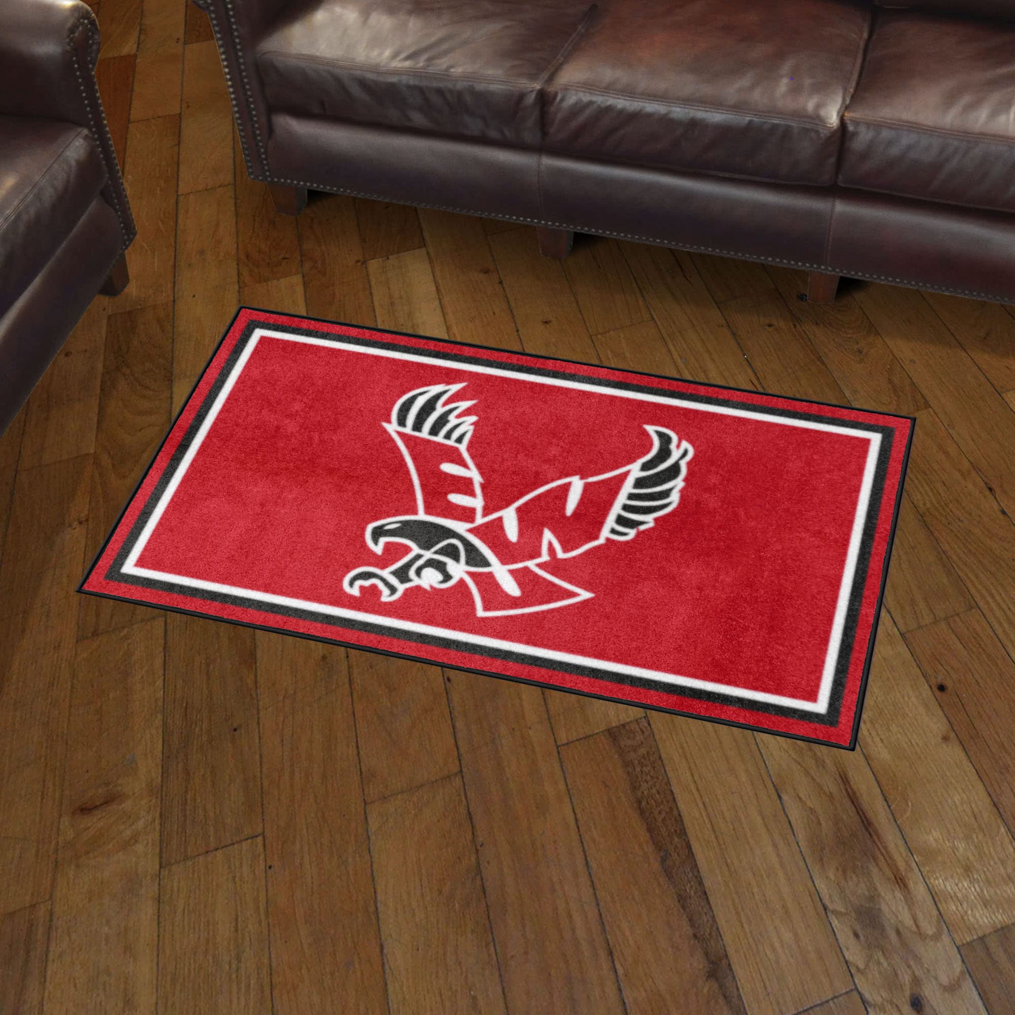 FANMATS 26939 NCAA Eastern Washington Eagles 3ft x 5ft Plush Area Rug - Soft Sports Fan Rug for Home Decor, Game Room, Dorm & Tailgating Mat | Perfect for Living Room, Bedroom, Sports Bar & Football Parties