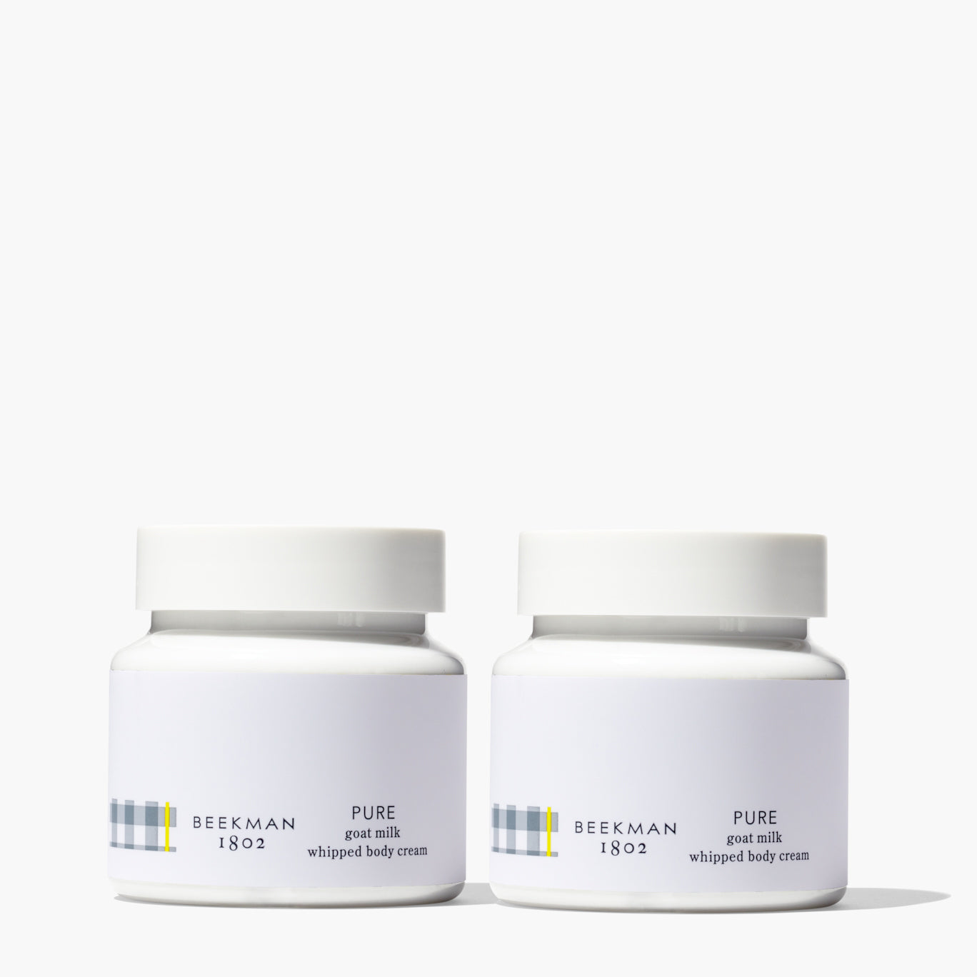 Pure Goat Milk Whipped Body Cream - 2 Pack Set for Dry Skin Care & Moisturizing | Perfect for Daily Hydration & Gift Giving