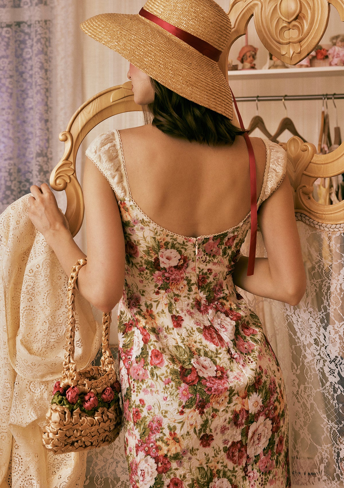 Elegant Floral Print Dress for Women - The Blossom of Wealth Summer Maxi Dress | Perfect for Parties, Weddings & Beach Vacations