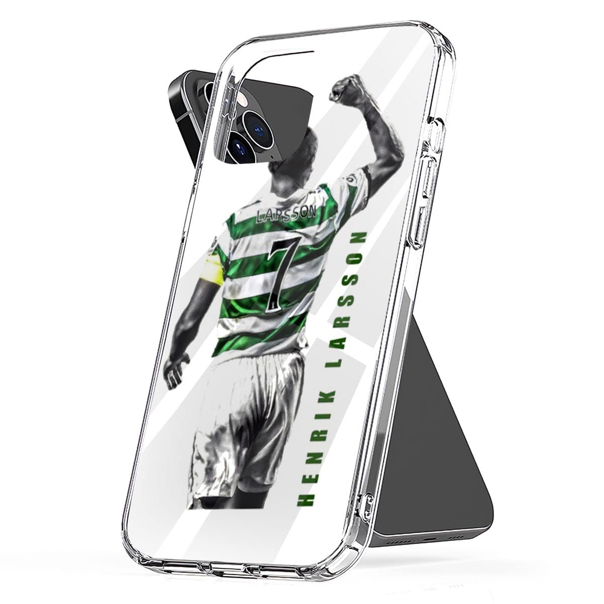 Premium Shockproof Phone Case Henrik Accessories Larsson Cover - Celtic Football Club Legend Design - Compatible with iPhone 14/13/12/11/X/8/7/6 & Samsung Galaxy Note/S Series - Perfect for Football Fans & Daily Protection