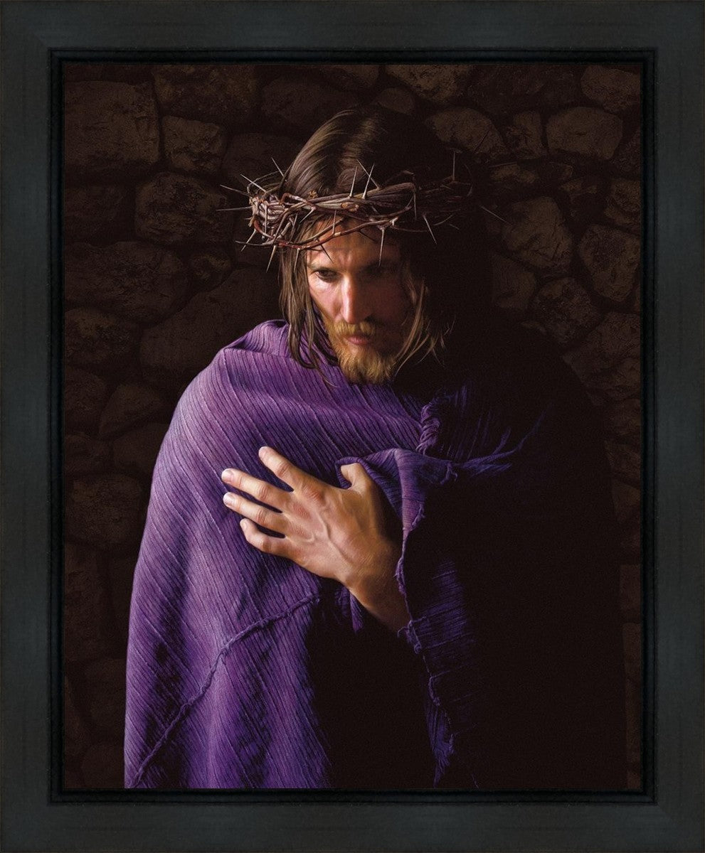 Behold the Man Gallery Wrap Canvas Art - Religious Christian Wall Decor for Home, Church & Office - Perfect for Living Room, Bedroom & Prayer Spaces