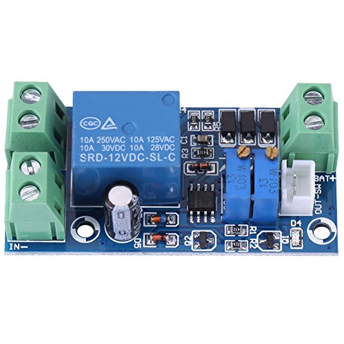 12V Battery Protection Board with Low Voltage Cutoff - Automatic Undervoltage Switch Controller Module for Solar, RV, and DIY Power Projects