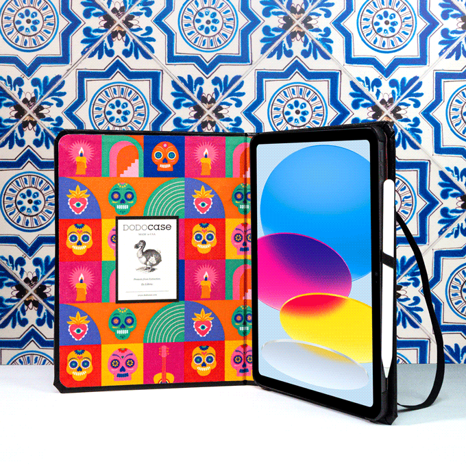 Dia de los Muertos Classic Black Collection - Sugar Skull Decor for Halloween, Day of the Dead Party Supplies & Mexican Home Decor