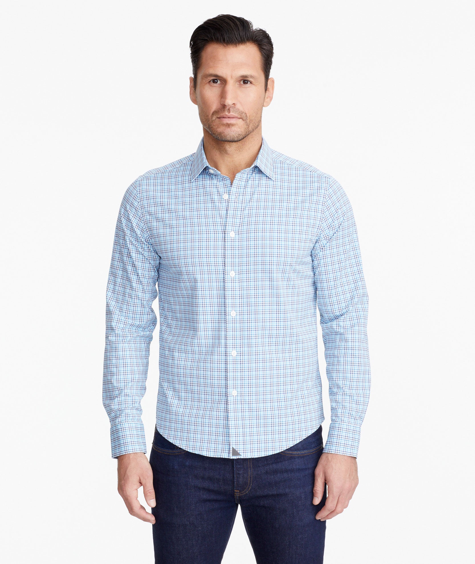 Wrinkle Free Performance+ Breganze Shirt for Men - Comfortable Business Casual Dress Shirt - Perfect for Office, Travel & Formal Events - FINAL SALE