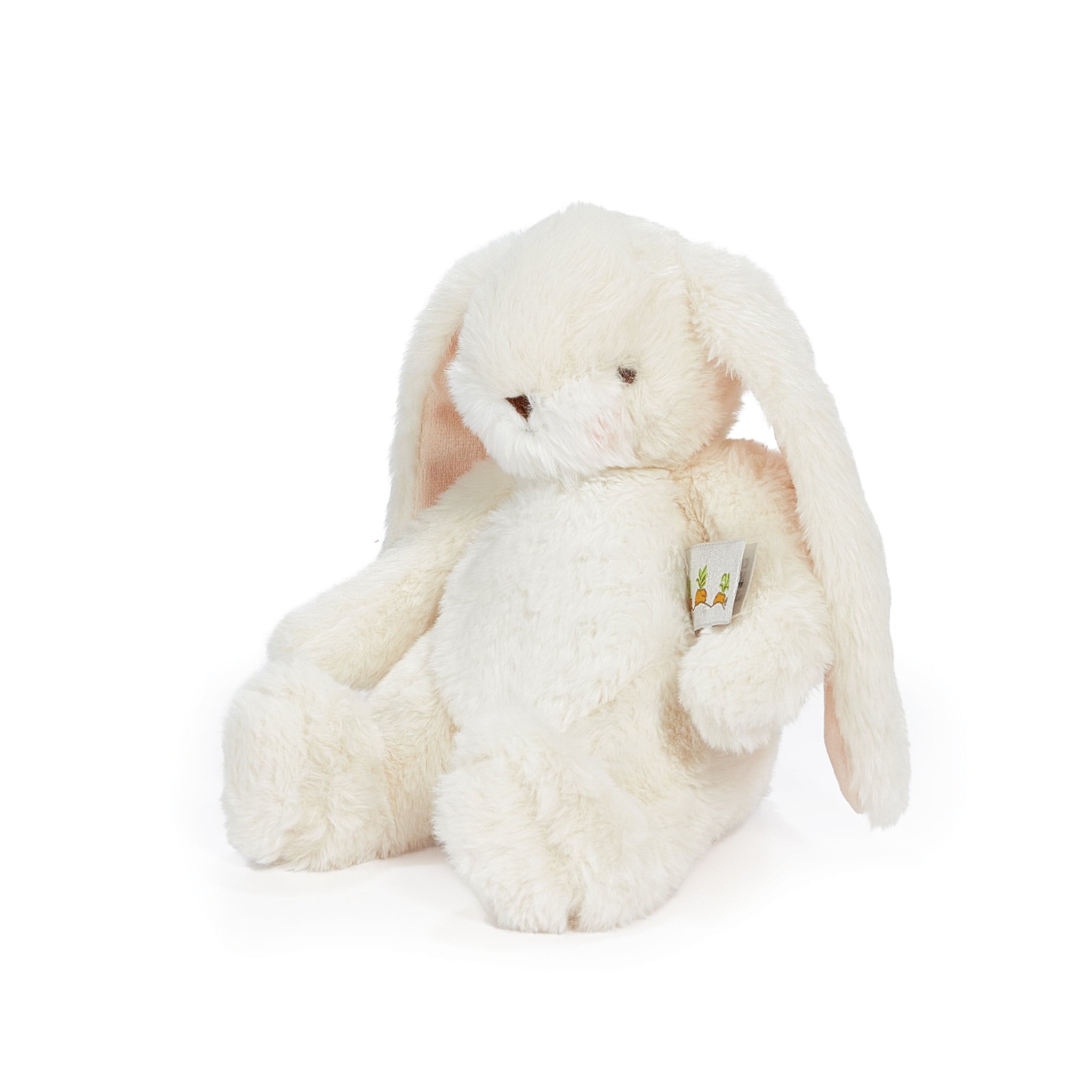 Wee Nibble 8 Cream Bunny Plush Toy - Soft Stuffed Animal for Kids & Collectors - Perfect for Easter Gifts, Nursery Decor, and Cuddling
